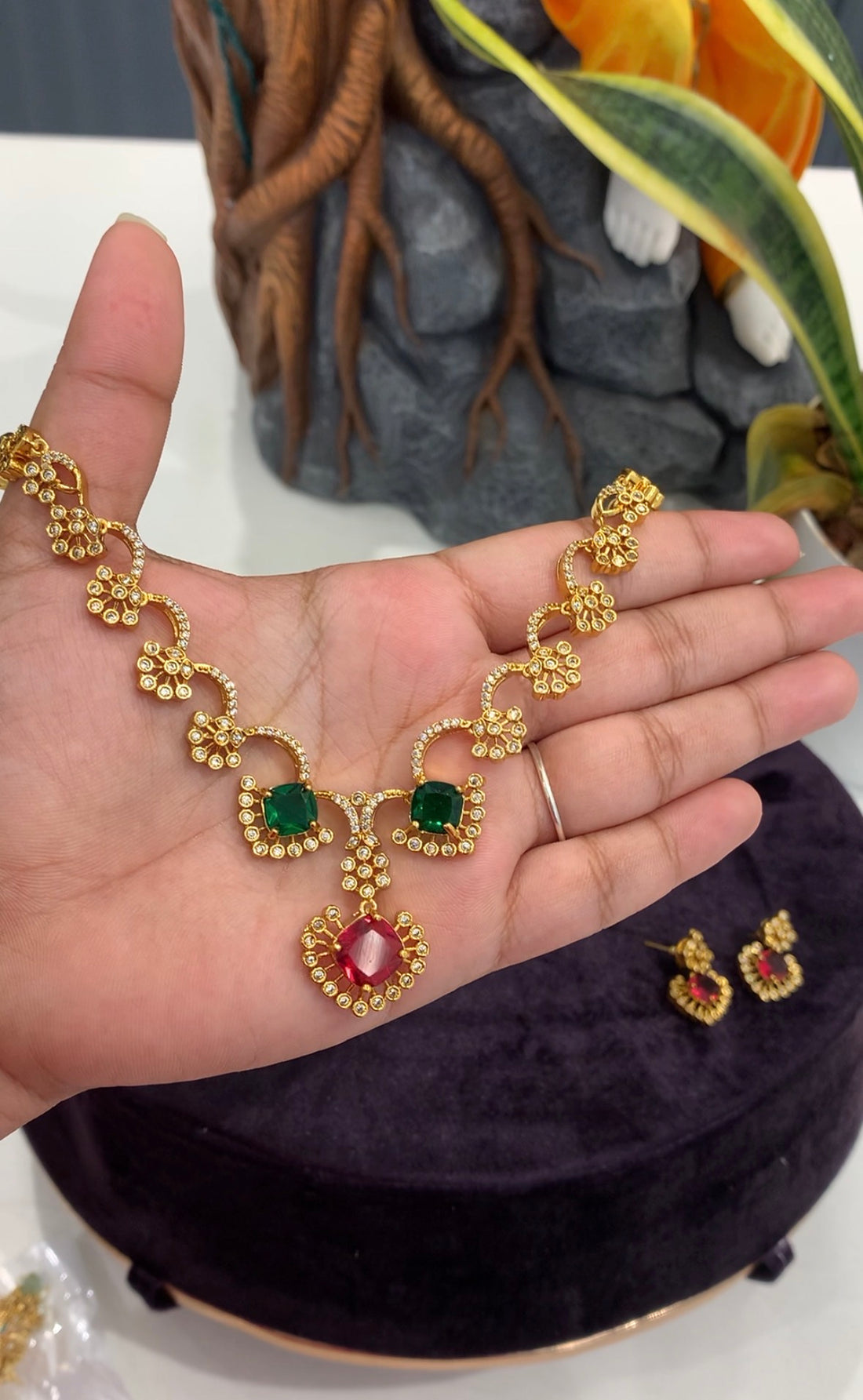 Beautiful multi stone necklace