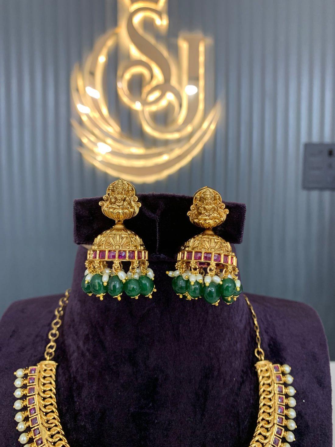 Beautiful jilebi necklace