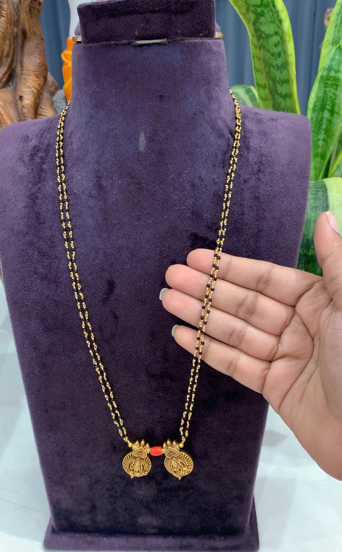 Traditional 2 line thali chain 24inchs