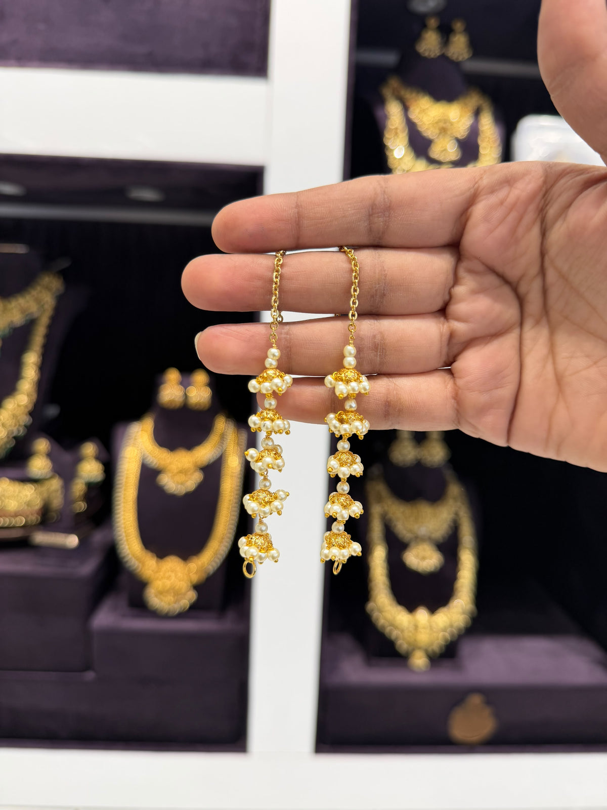 Beautiful handmade pearls buttamatilu