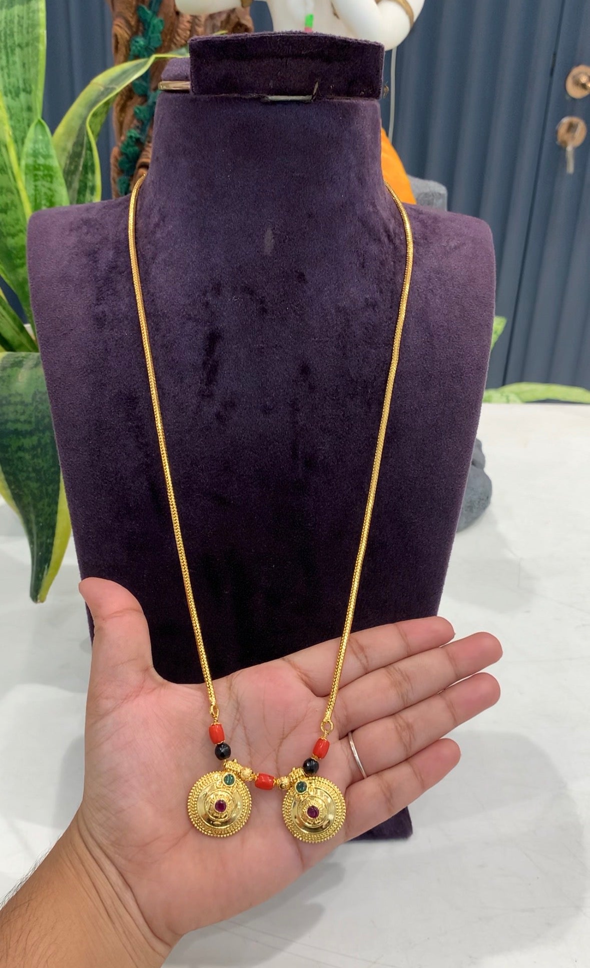 Beautiful customised traditional thali chain 24inchs