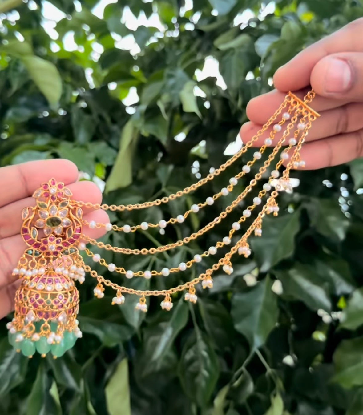 Beautiful Chandraharam Customised Handmaking Champaswaralu
