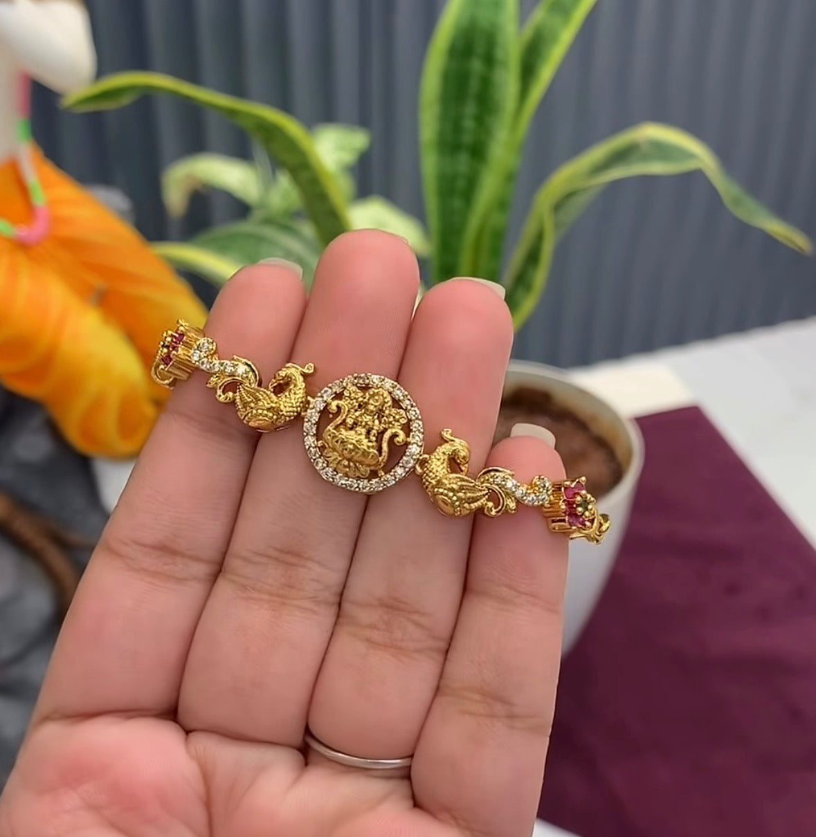 Beautiful Lakshmidevi Bracelet