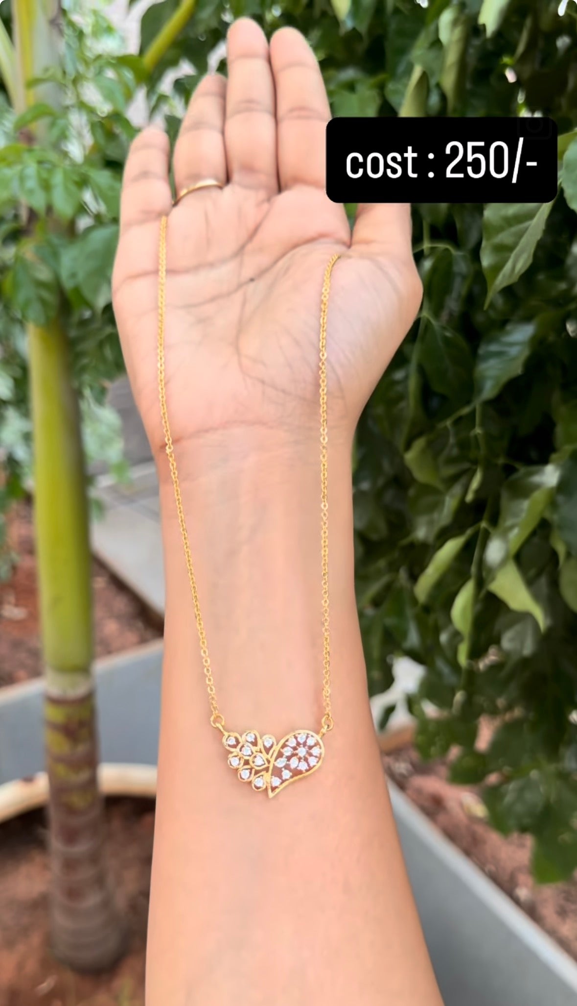 Beautiful Locket With Chandraharam Chain ( 18 Inches )