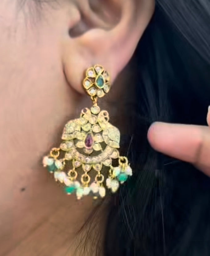 Beautiful New Jilebi Haram With Pushback Earrings