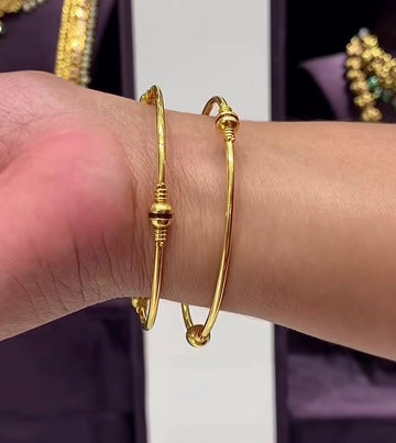 Beautiful Daily wear Gold Bangels ( Set of 2 )