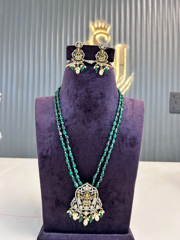 Beautiful beads set with earrings