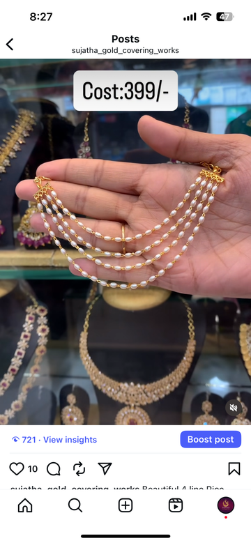 Beautiful pearls Champaswaralu