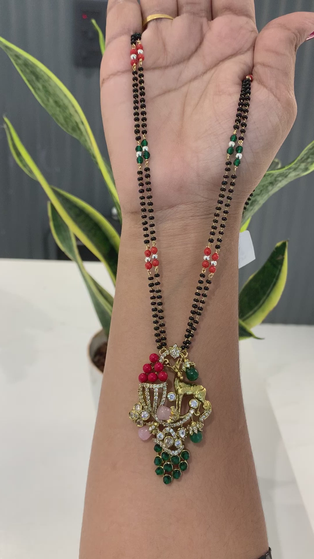 Beautiful Black beads 18 inch