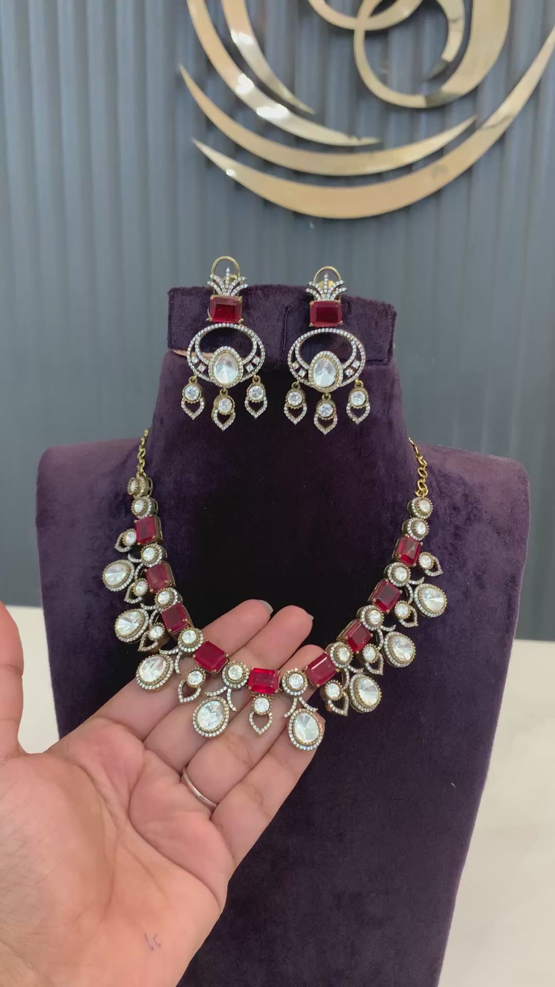 Beautiful premium real moissanite stone necklace