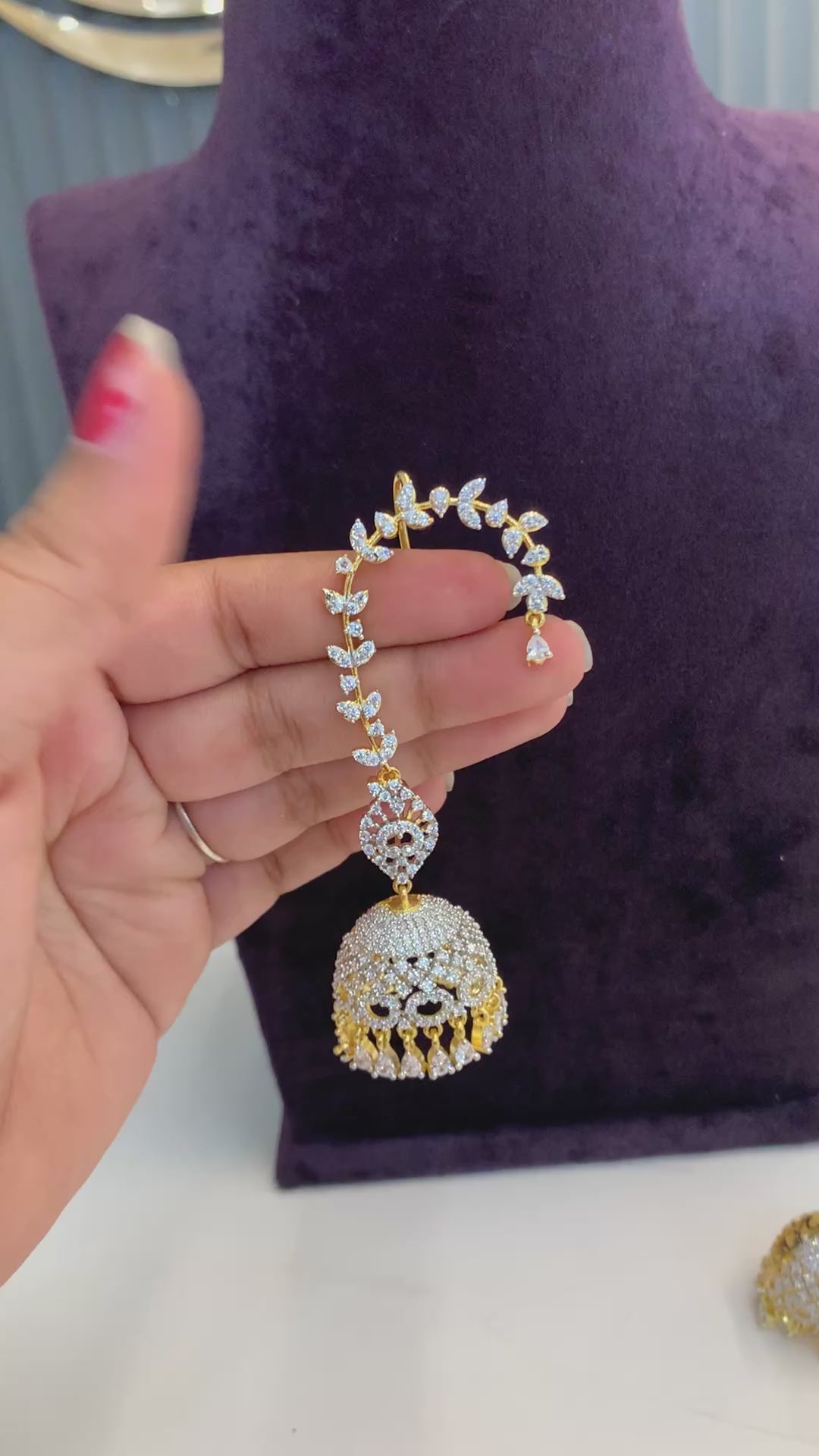 Beautiful trendy GJ ear cuffs
