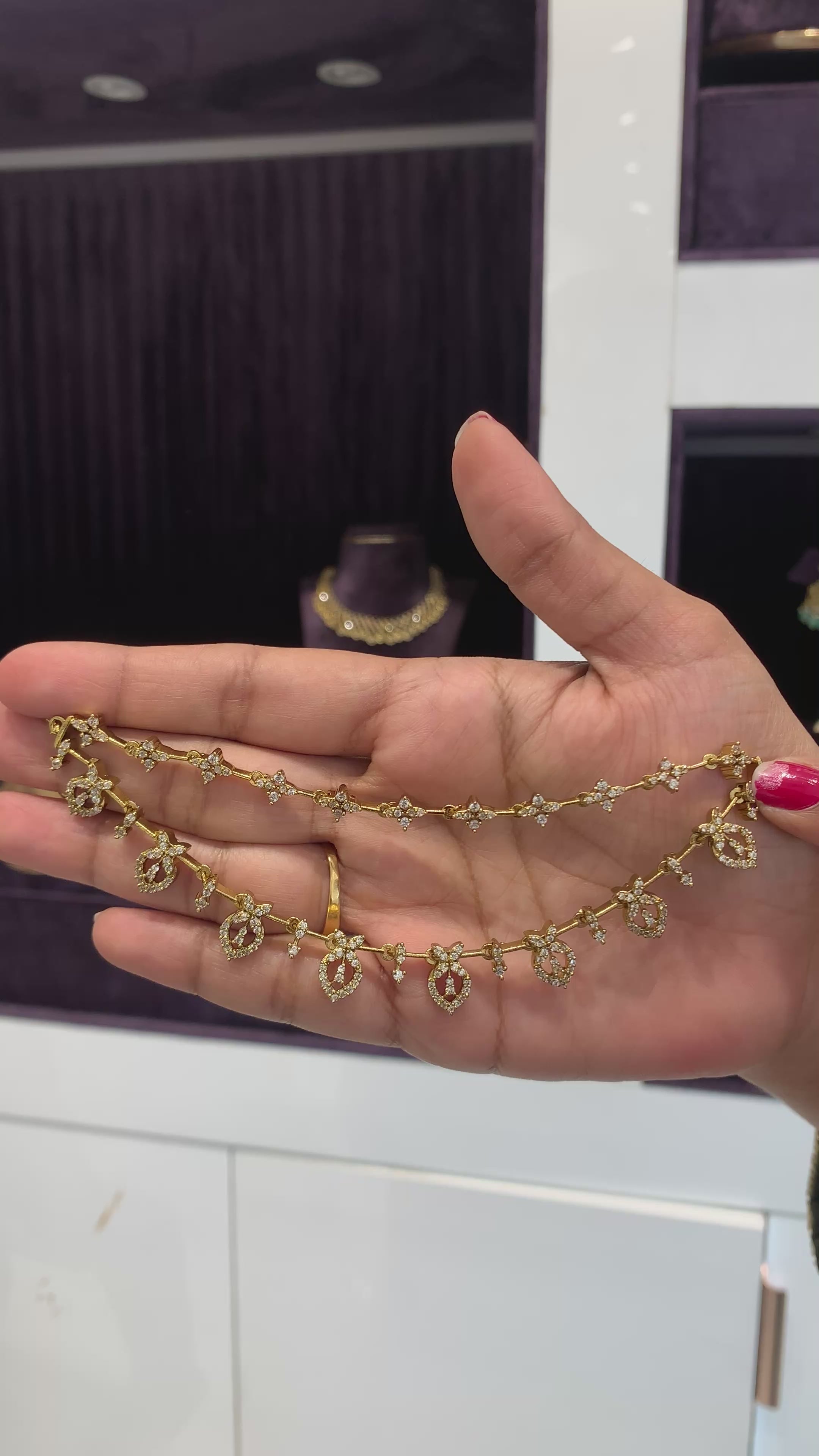 Beautiful mehandi polish Champaswaralu