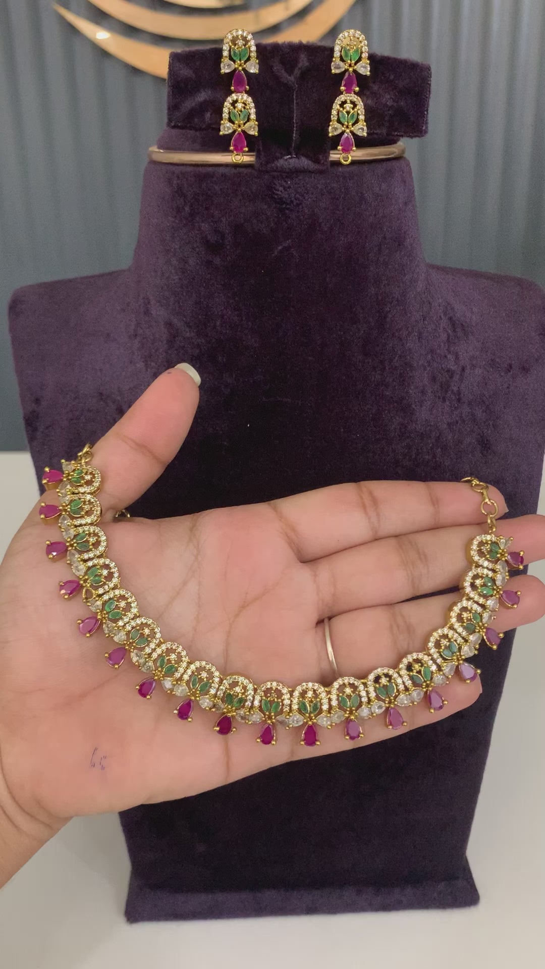 Beautiful multi stone necklace