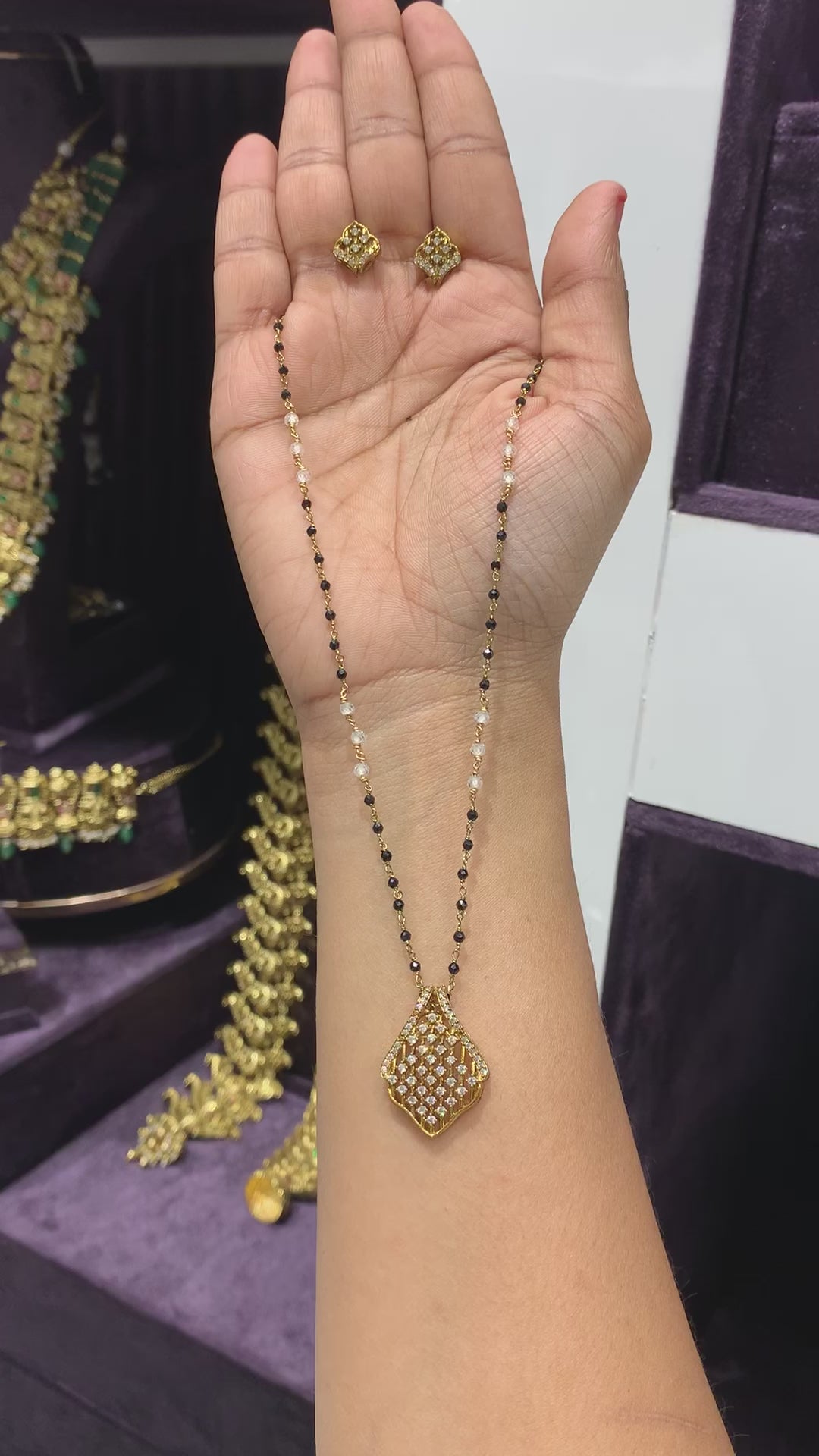 Black beads