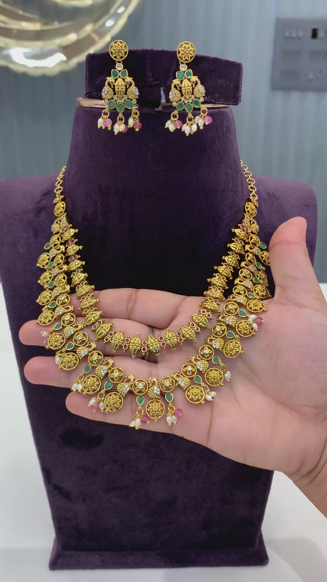 Beautiful double layer necklace