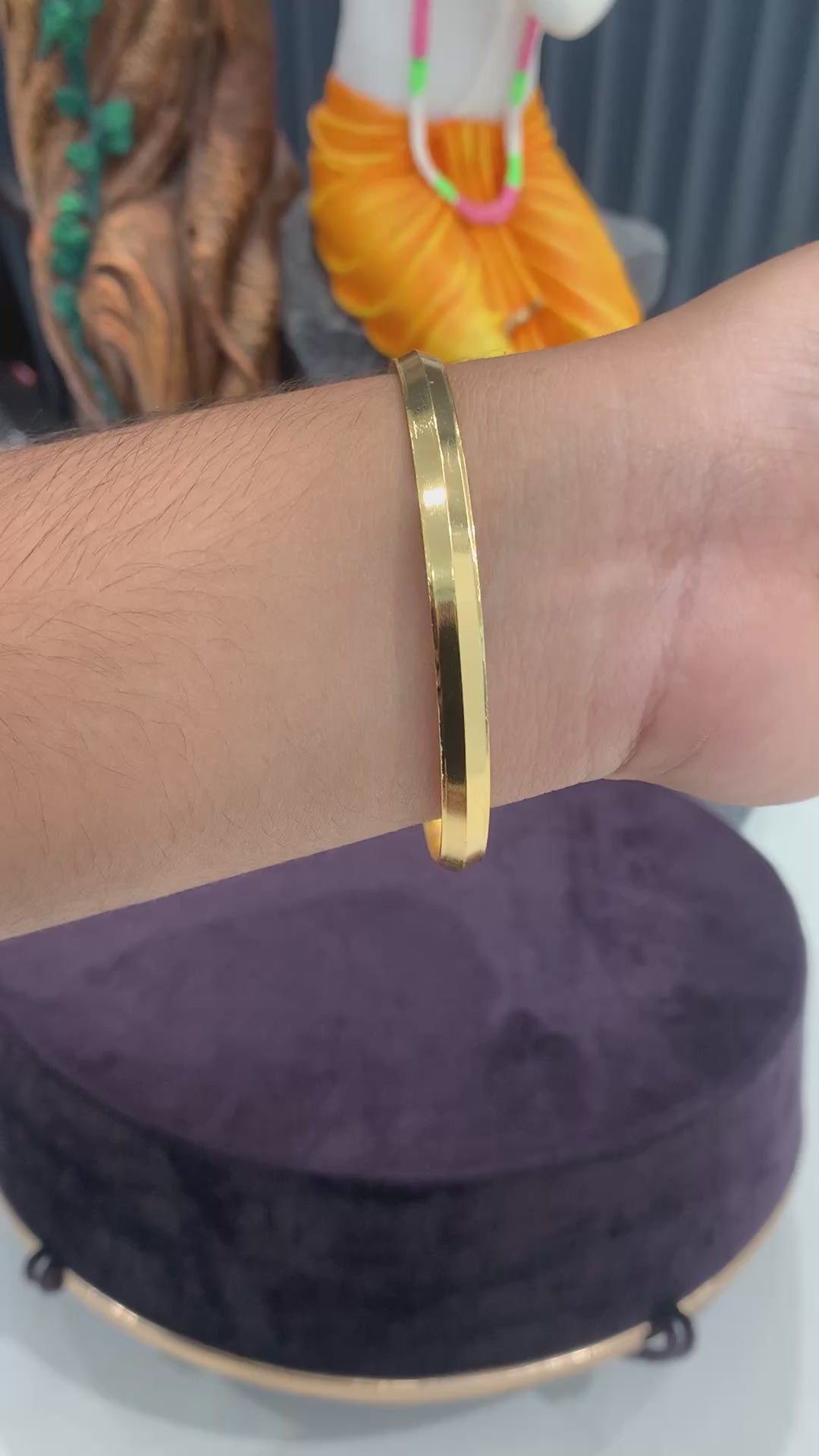 Beautiful microplated men’s kada(single)