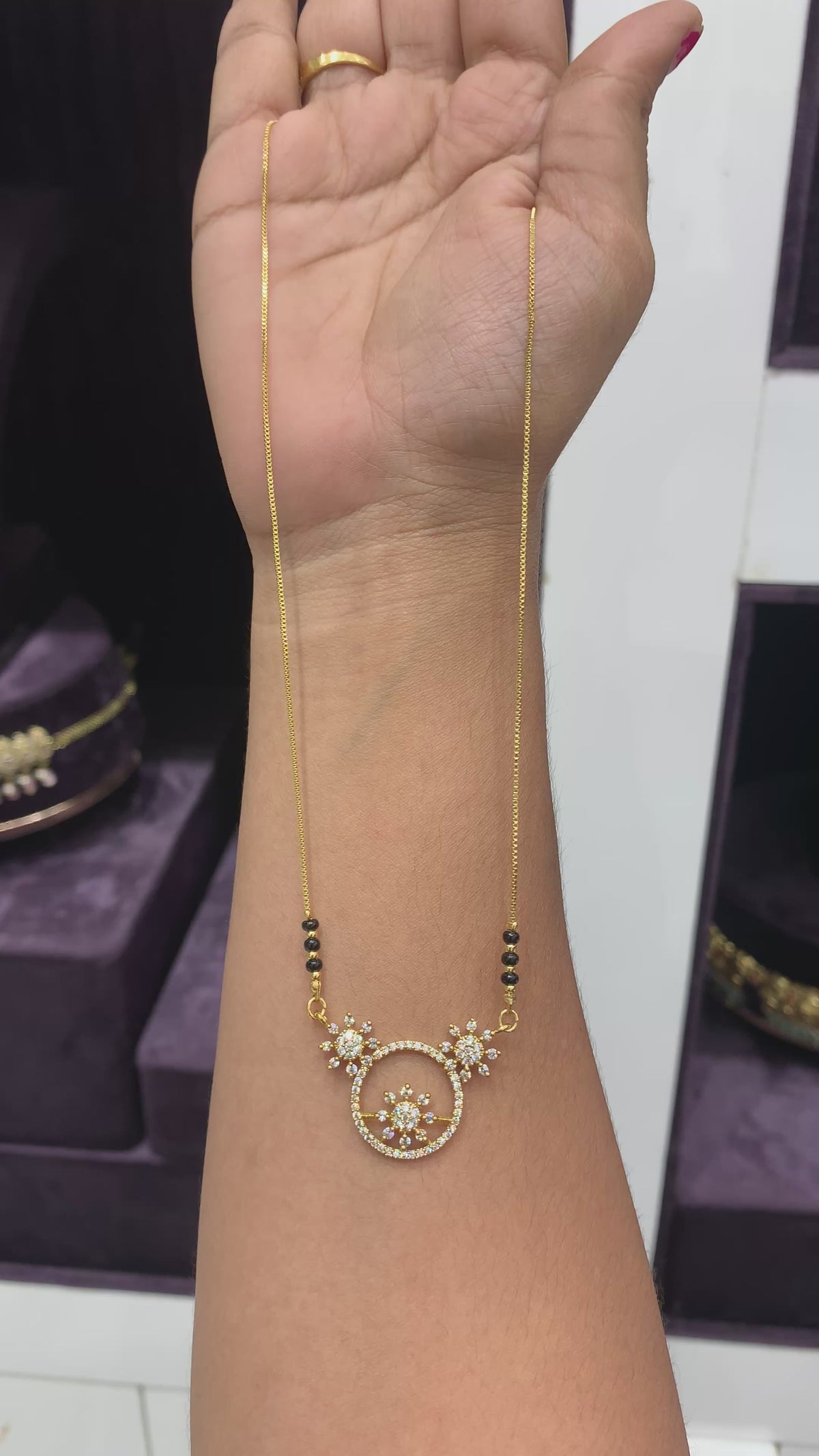 Beautiful trendy blackbeads