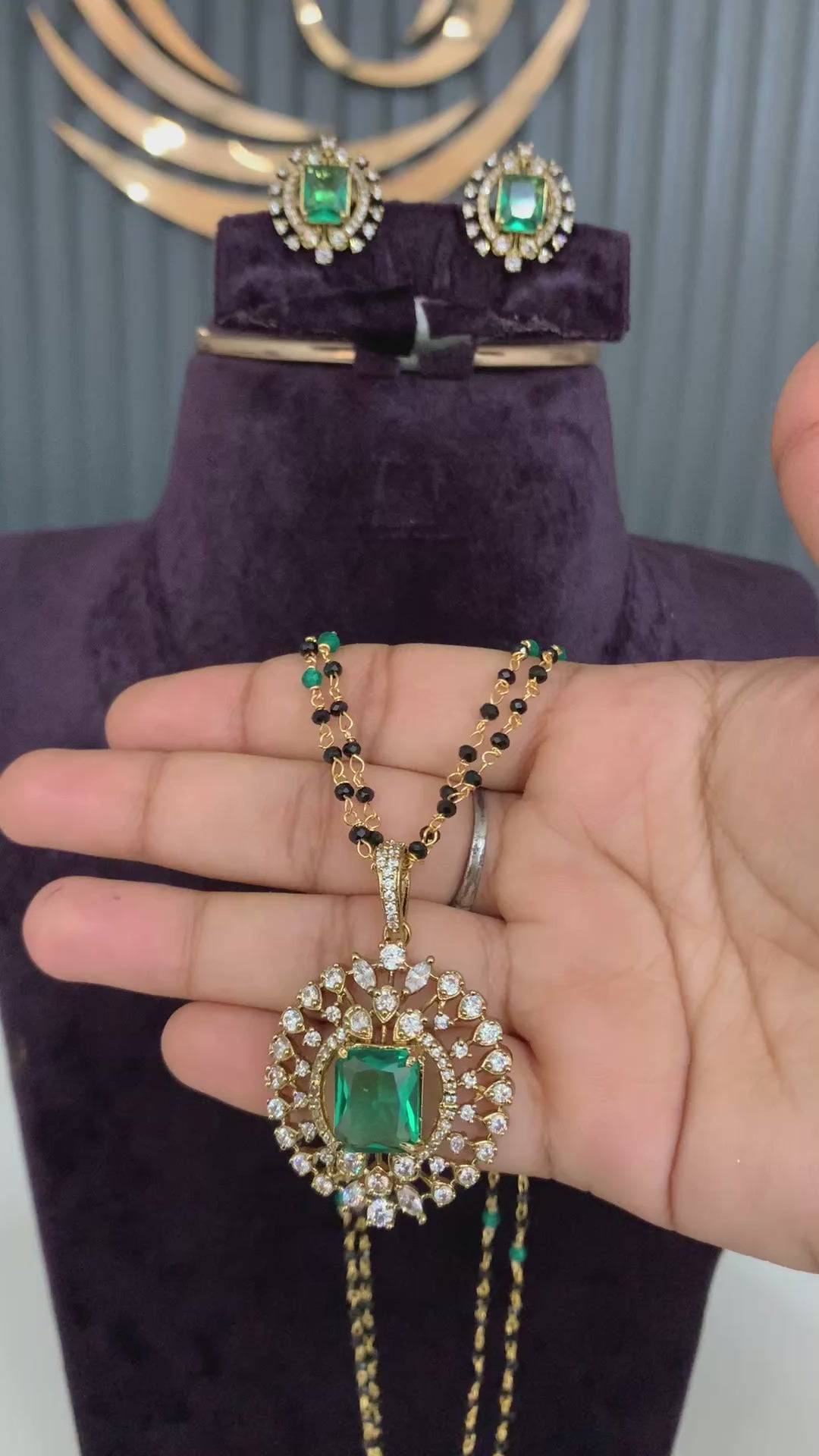 Beautiful black beads