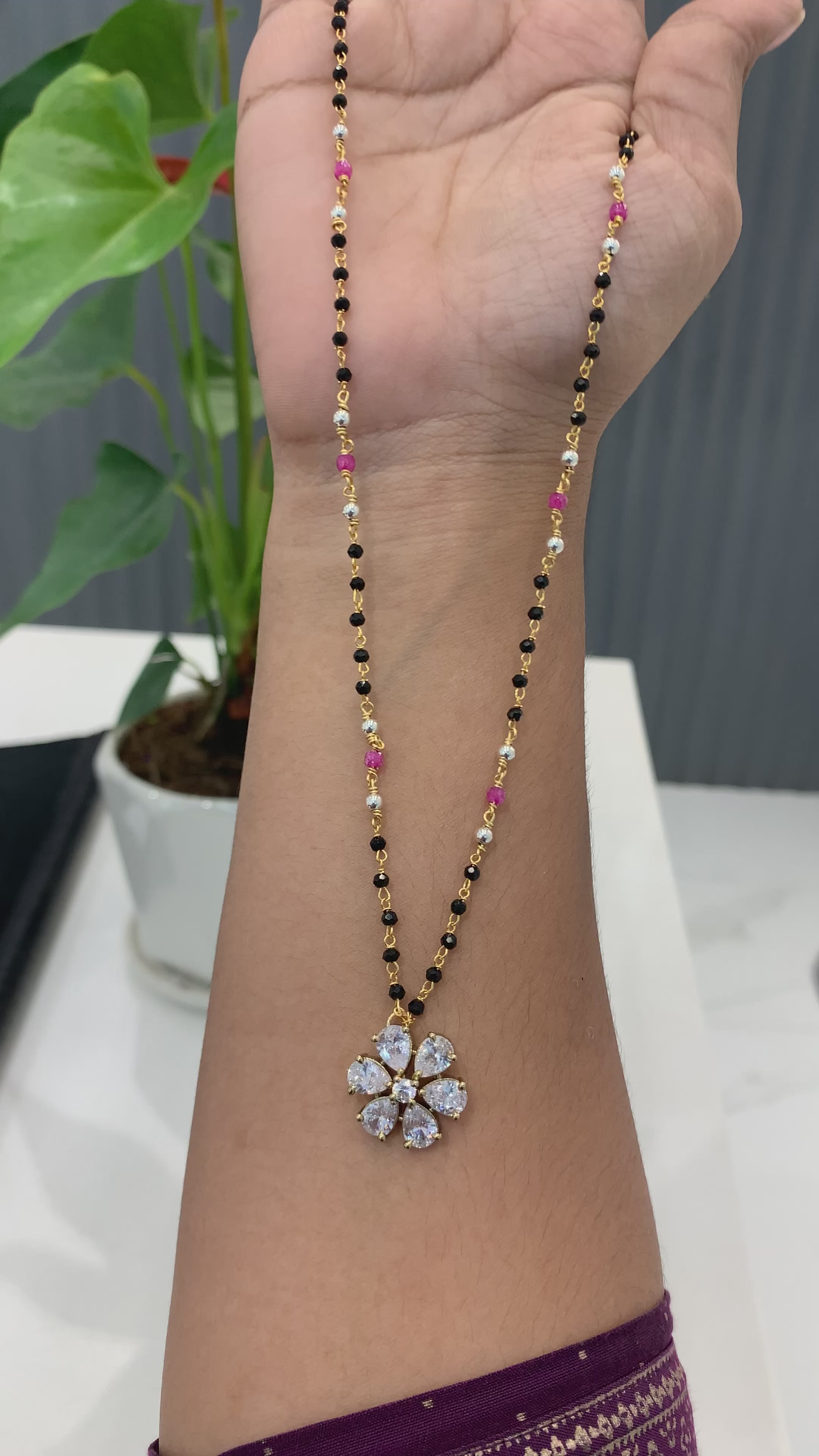 Beautiful black beads