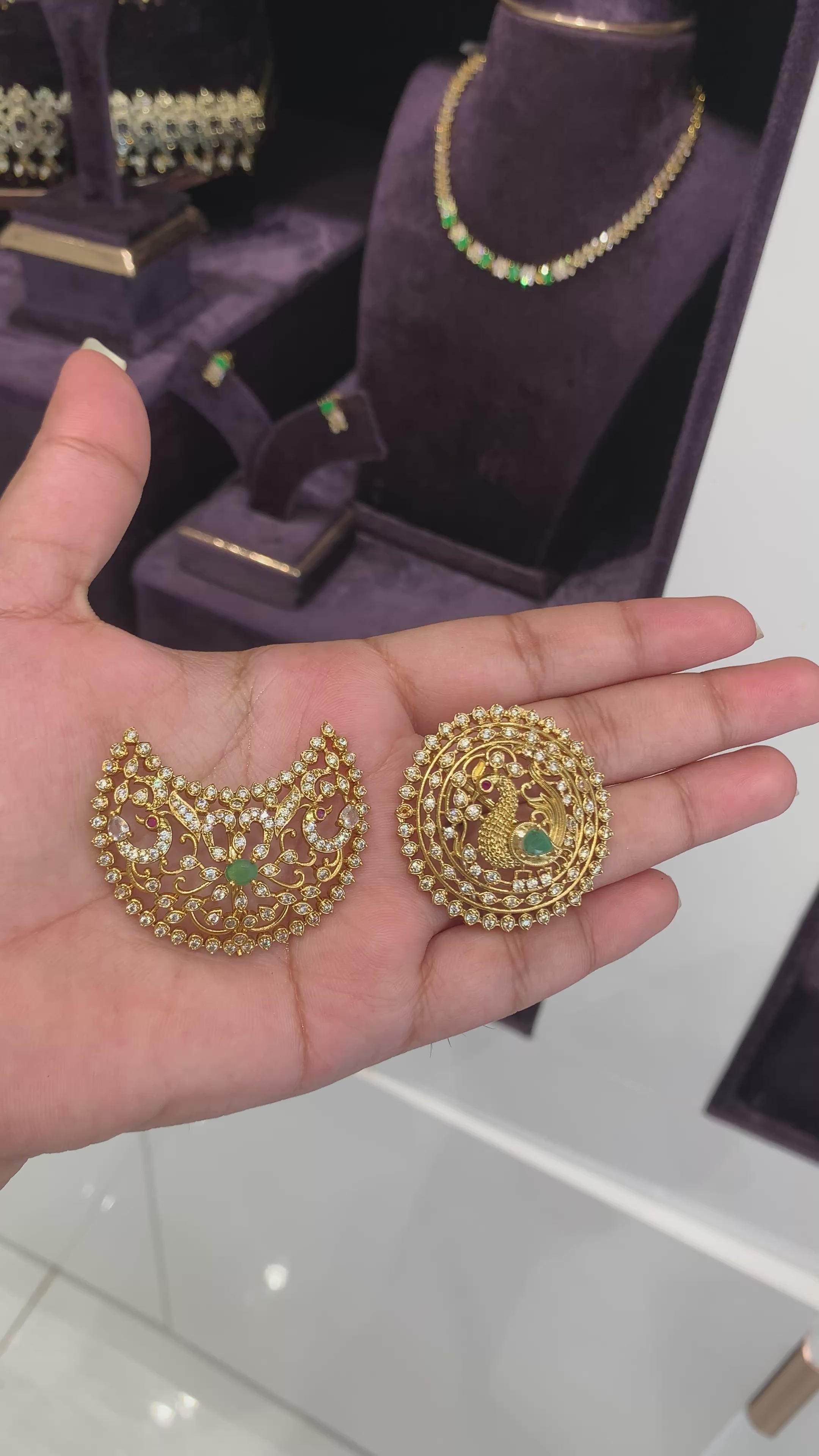 Beautiful sun moon hair pins