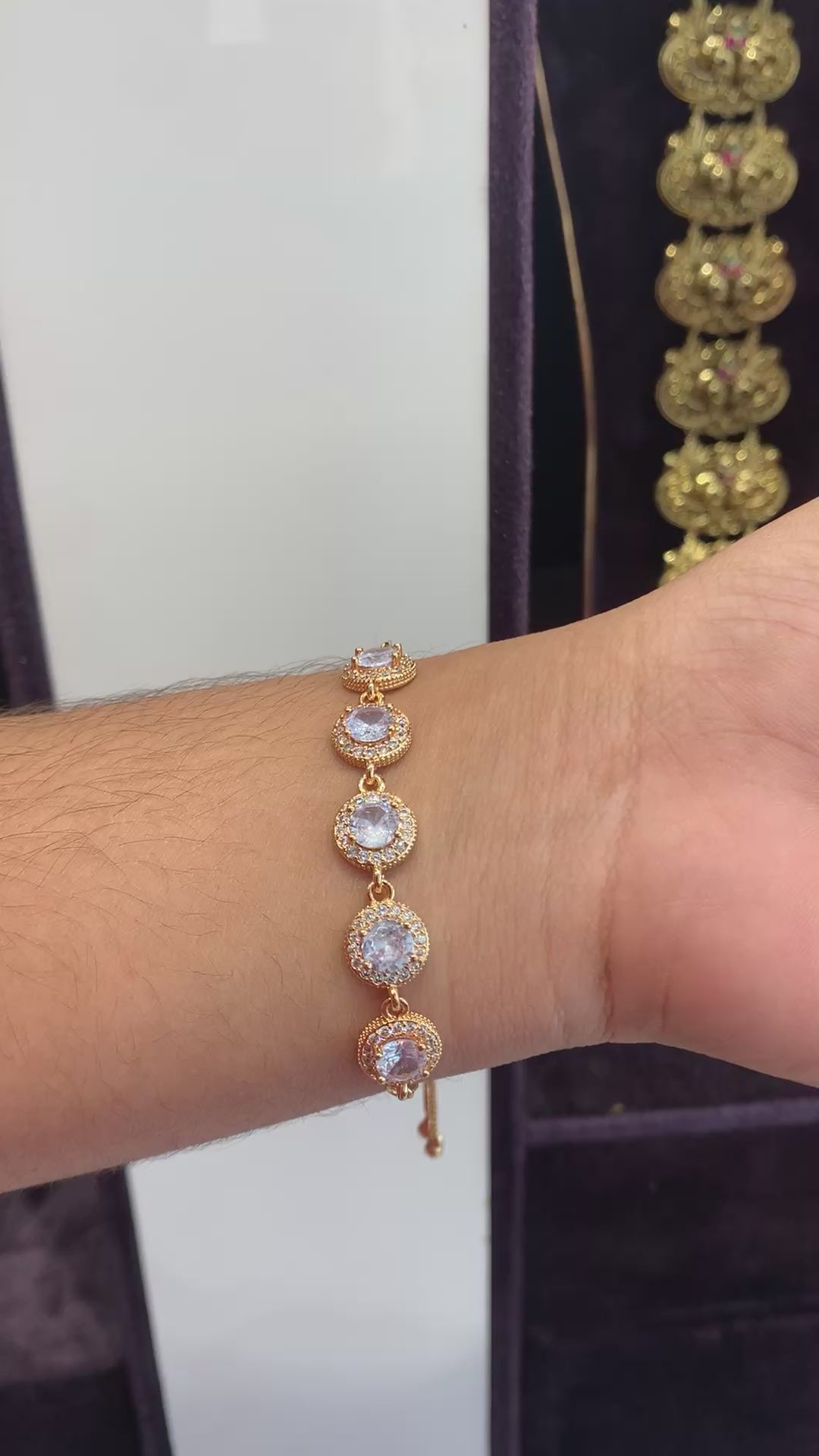 Beautiful rose gold bracelet