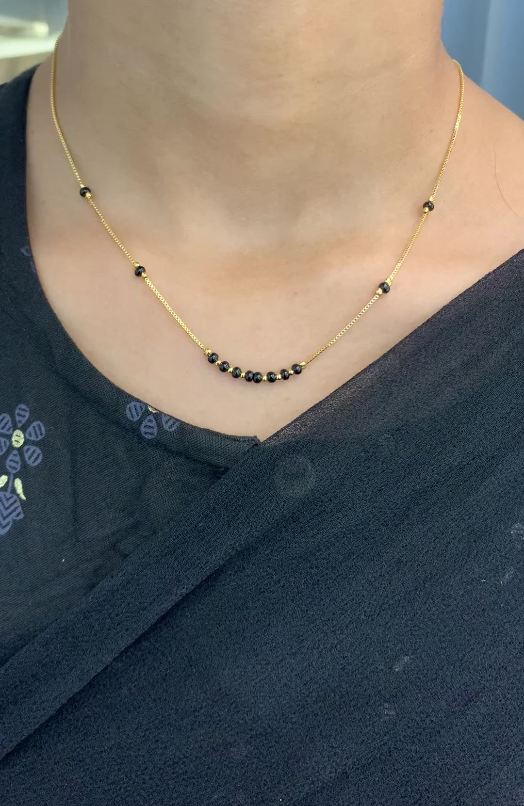 Beautiful fancy black beads