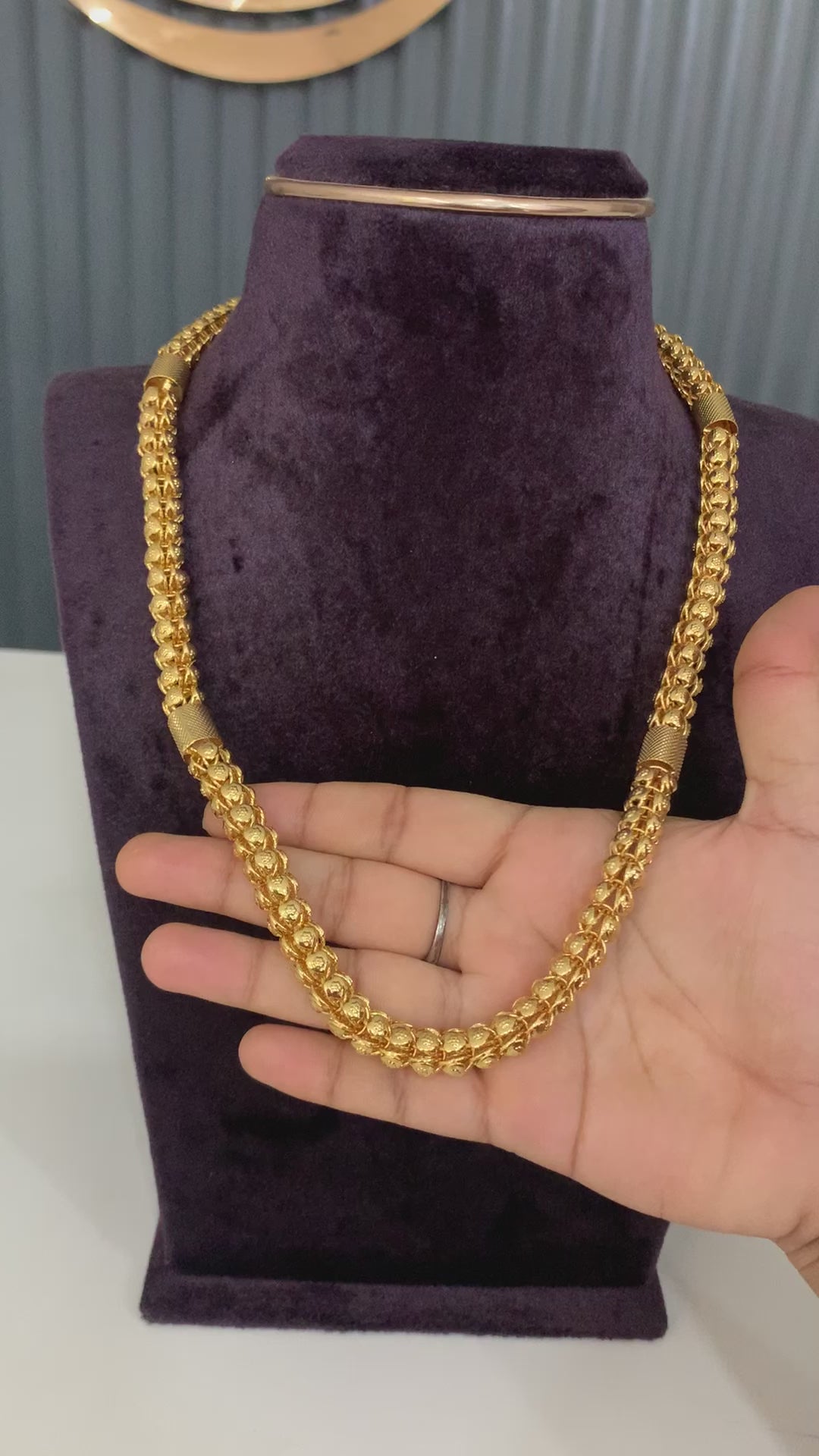 Premium mens Gold man chain