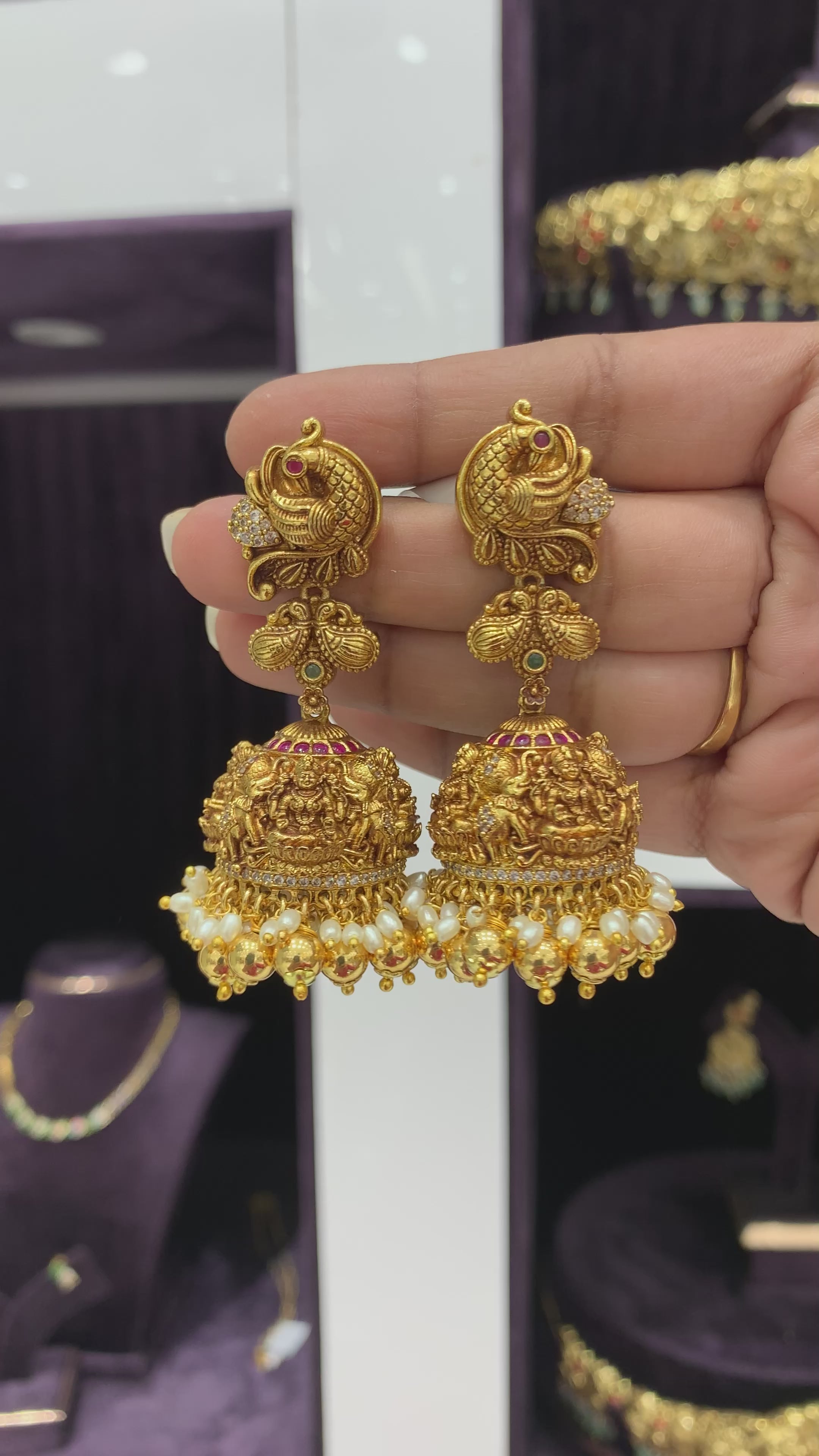 Beautiful Nakshi 3D Jumkies