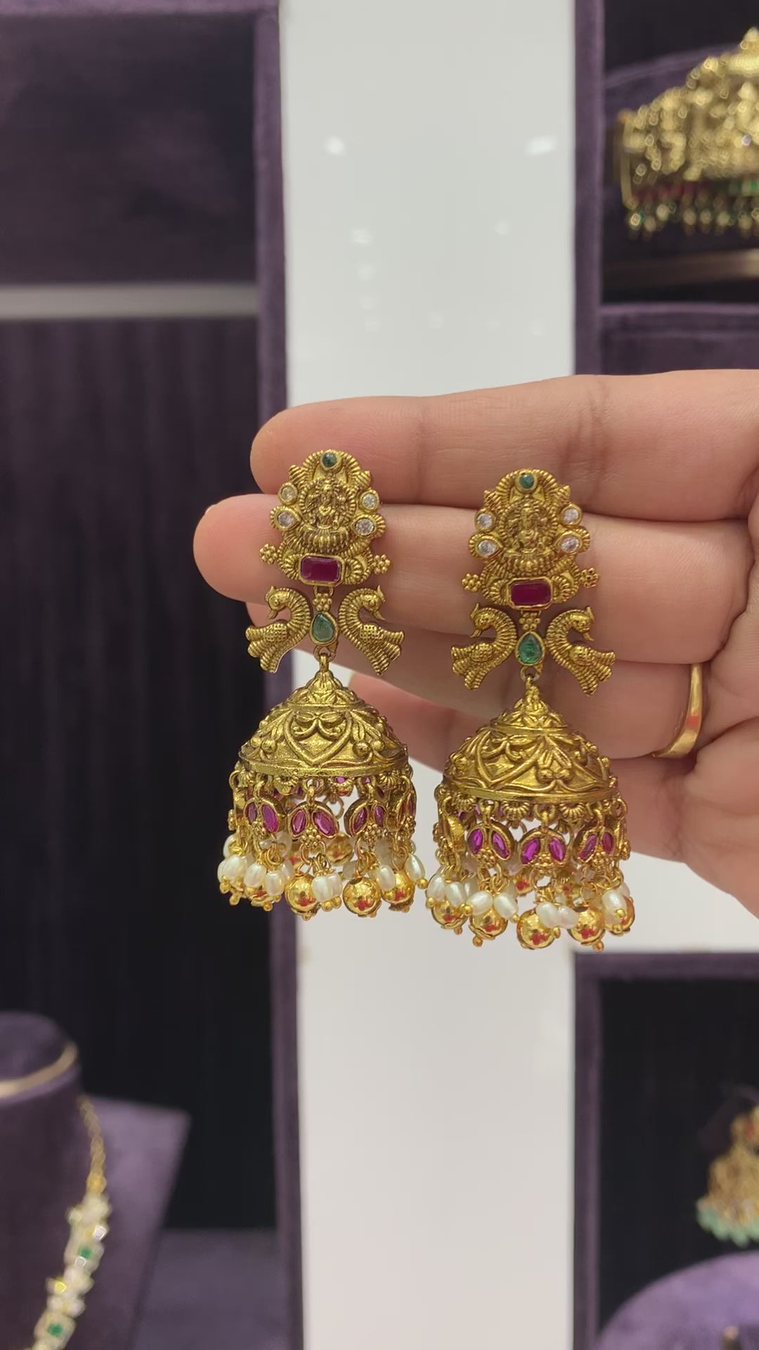 Beautiful Nakshi Jumkies