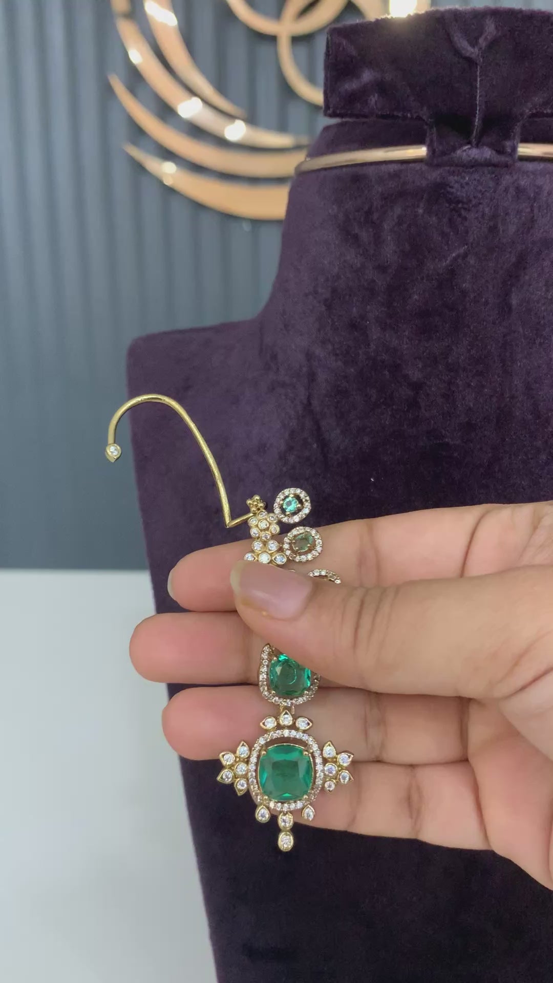 Beautiful trendy earcuffs
