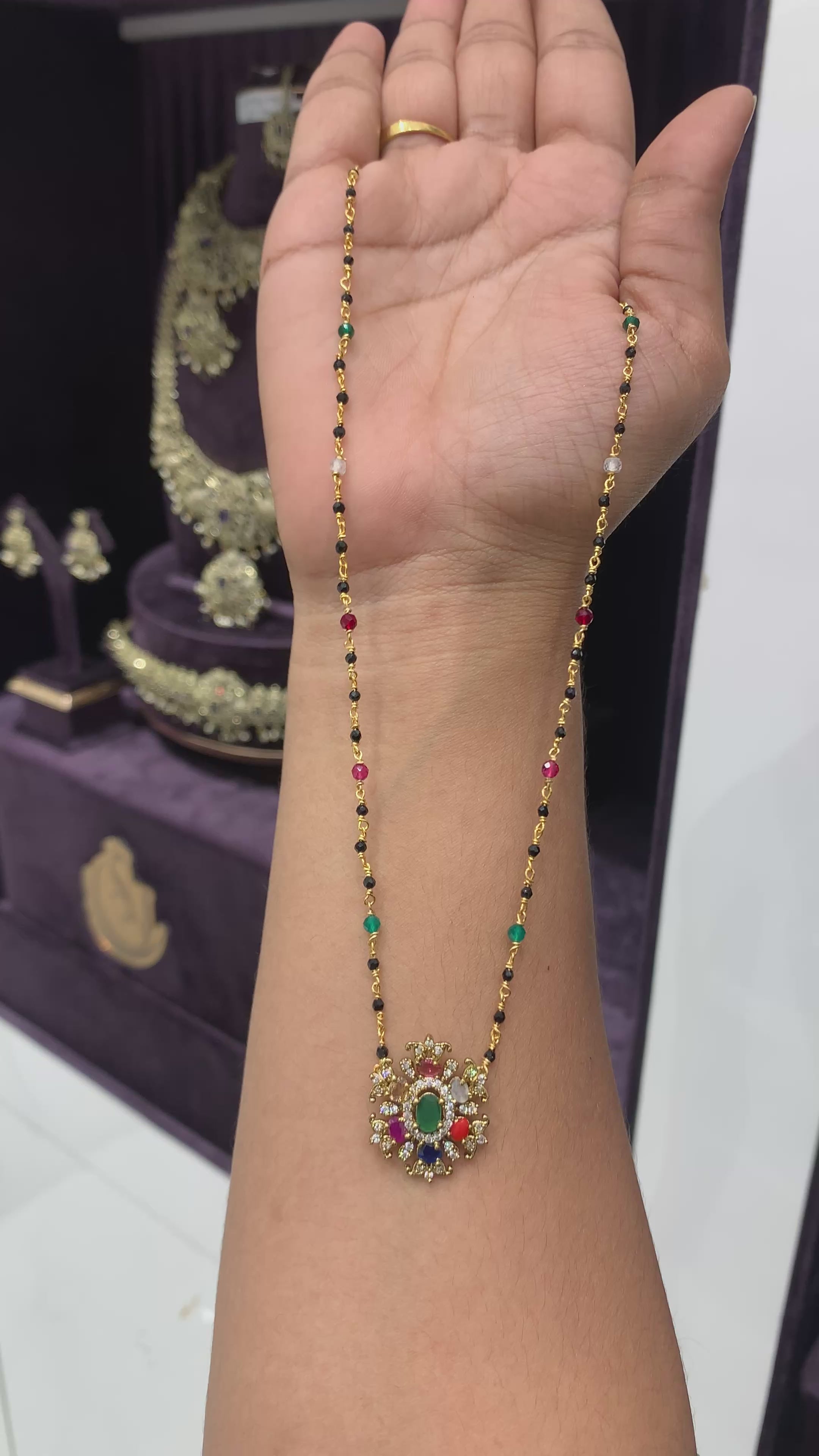 Beautiful navarathana blackbeads