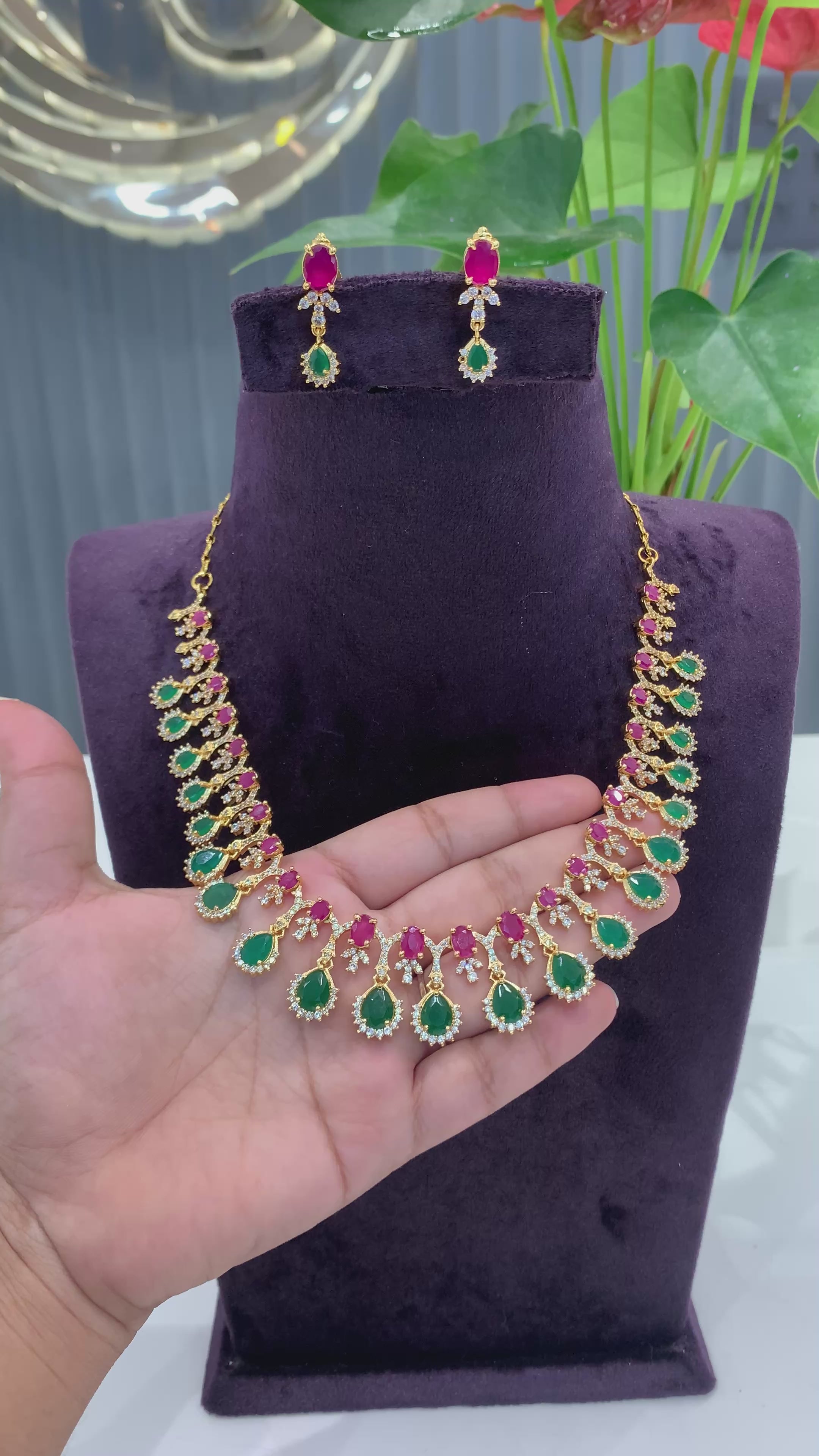 Beautiful CZ necklace