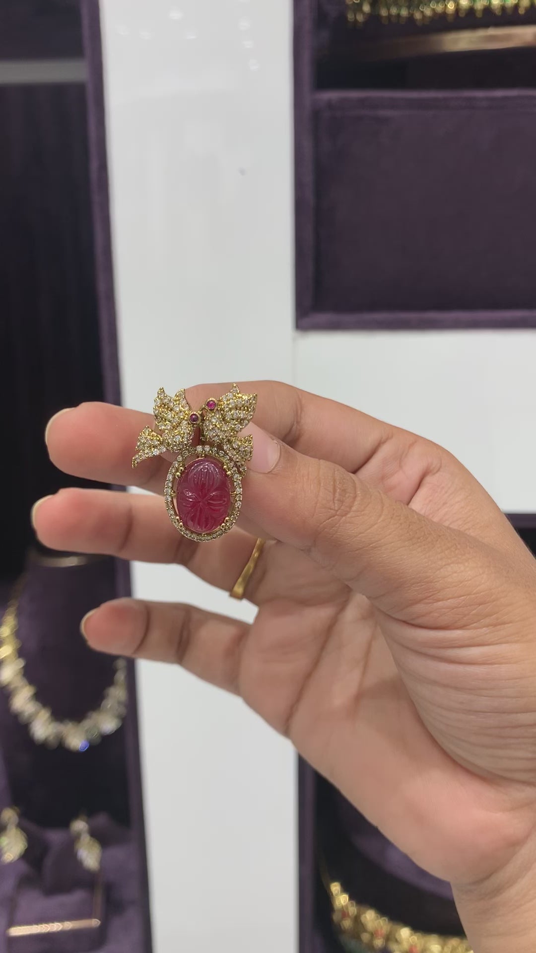 Cute Locket with back hook
