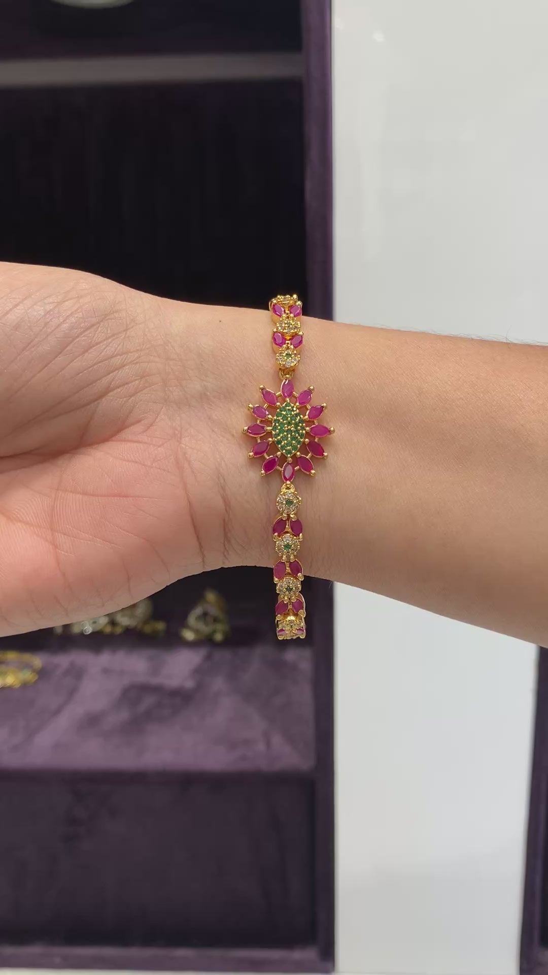 Beautiful ruby bracelet