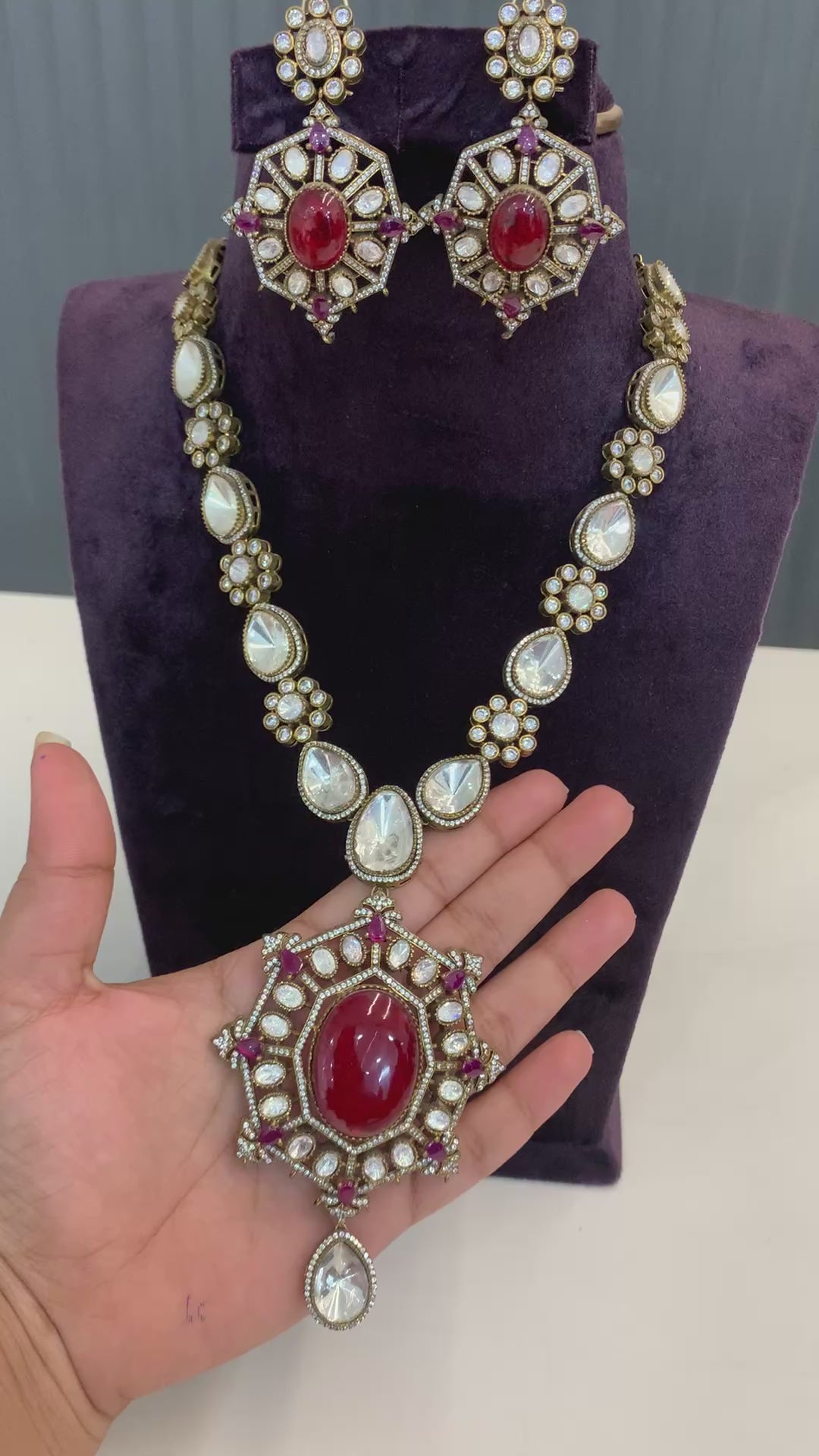 Real premium moissanite stone haram
