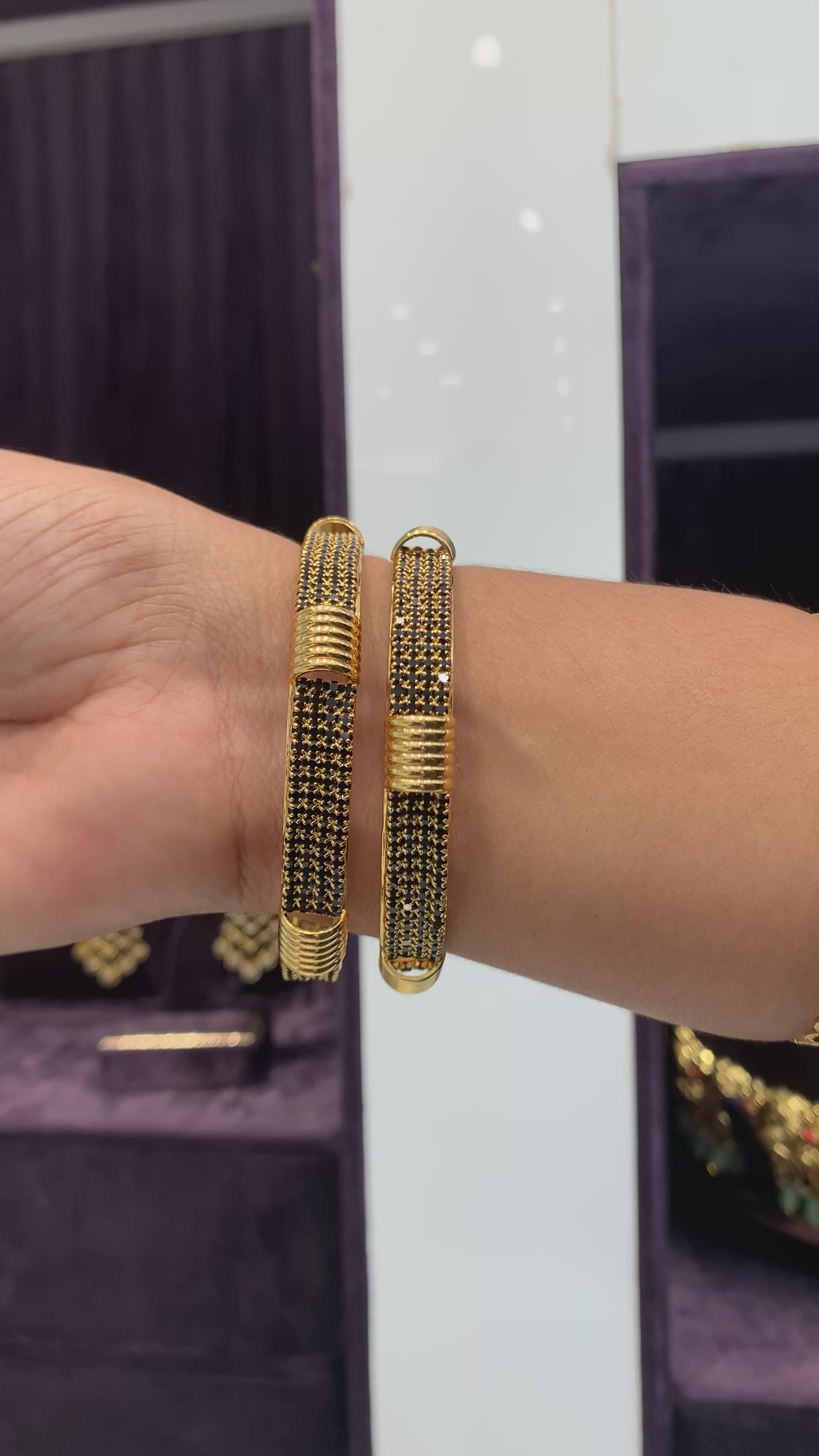 Beautiful  black bangles