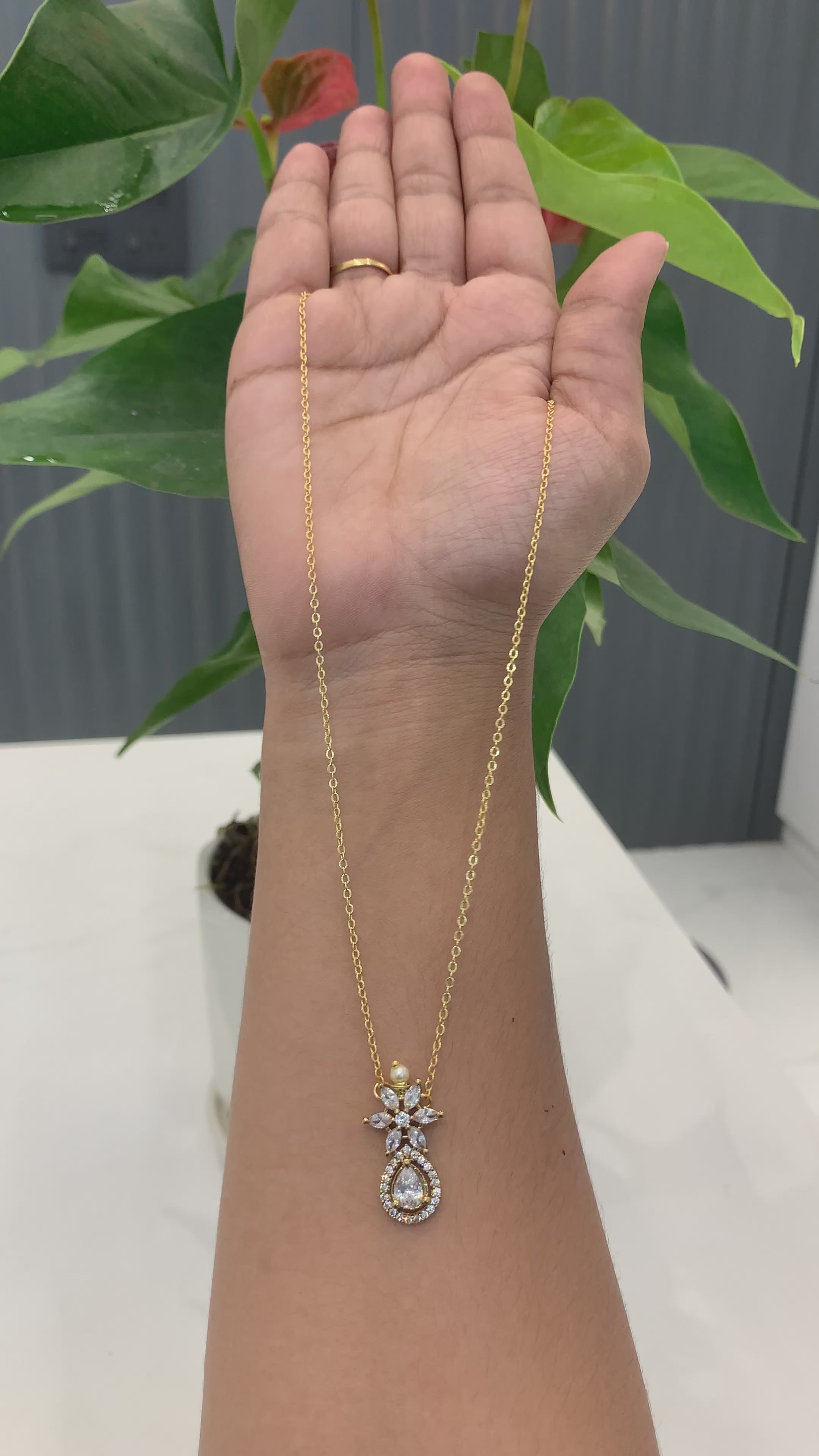 Cute locket with simple chain