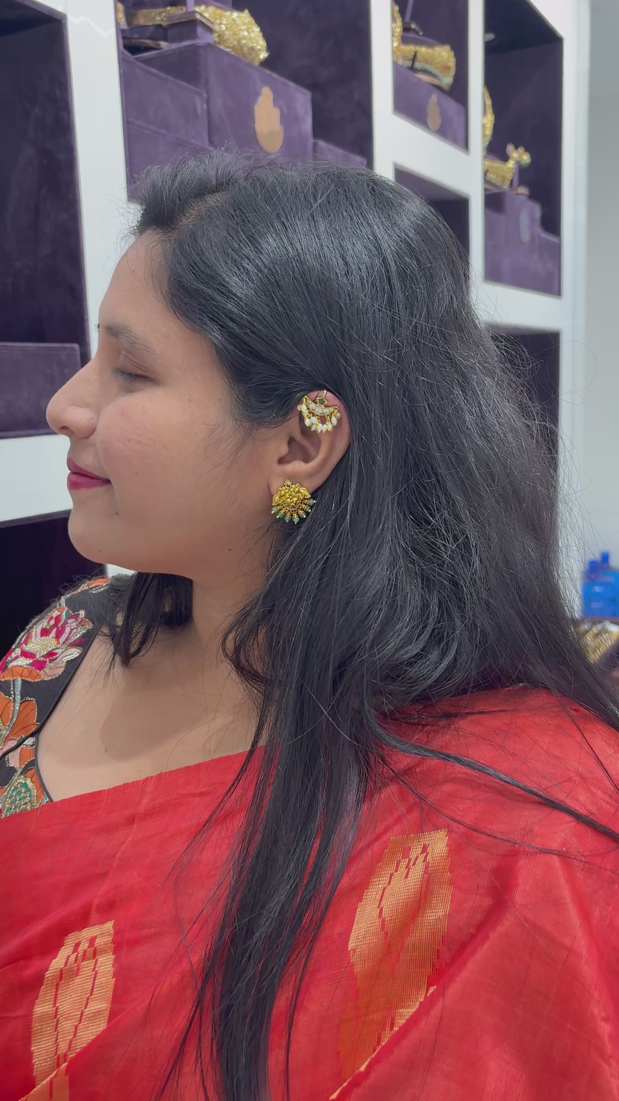 Beautiful Bugadi earrings (only Bugadi)