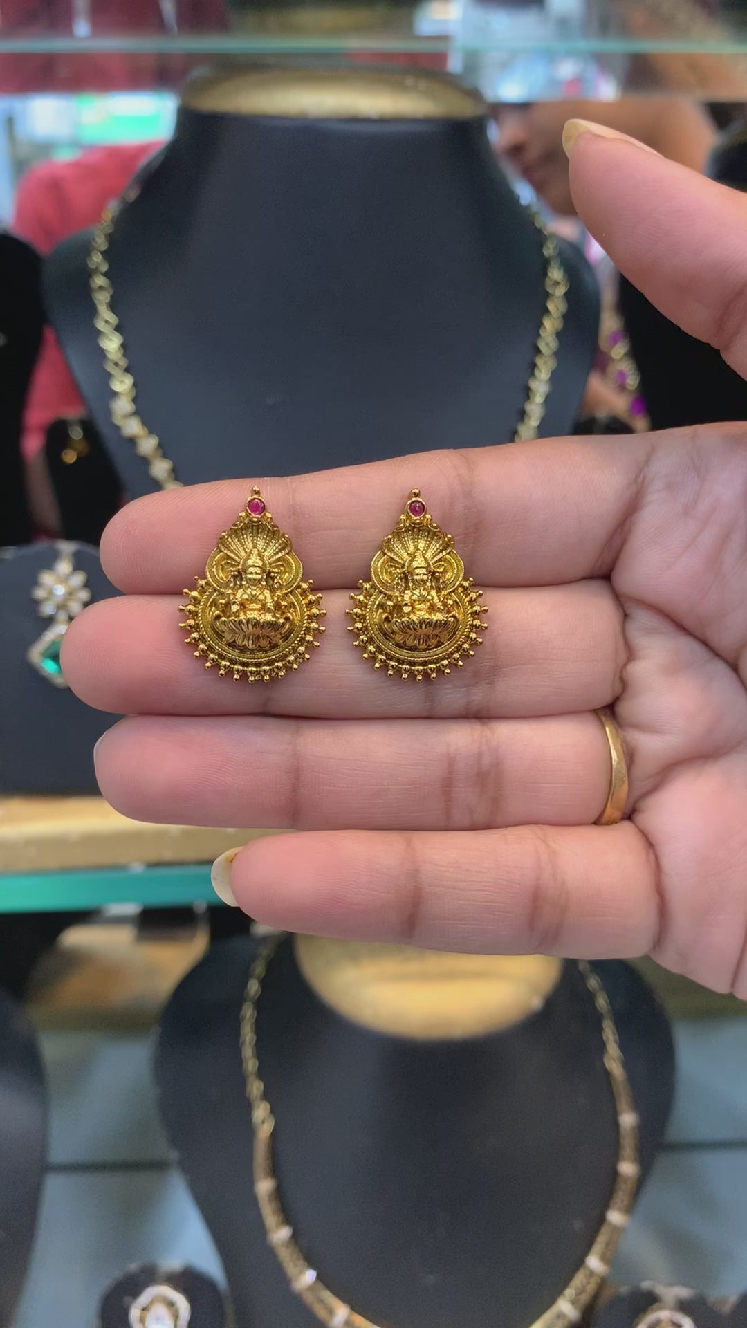 Beautiful Lakshmi Studs