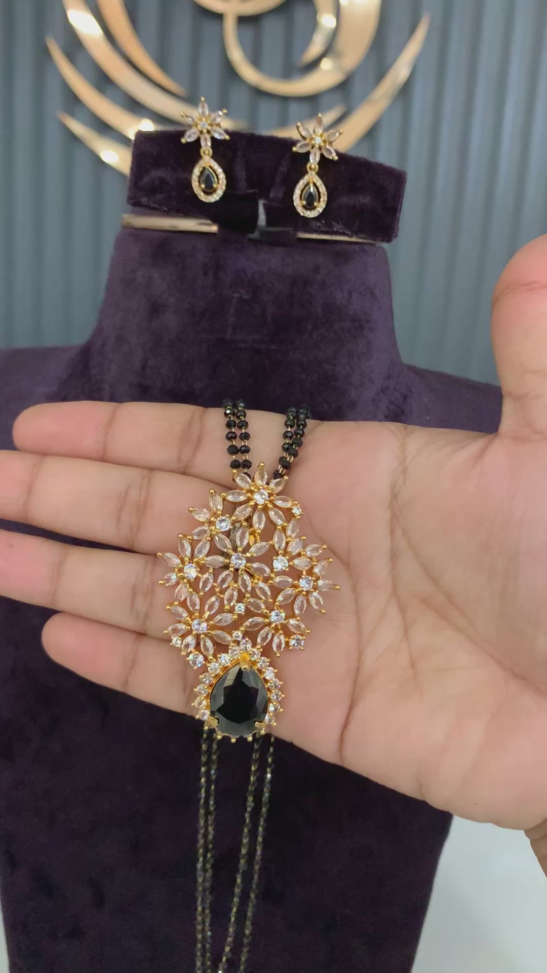 Beautiful black beads