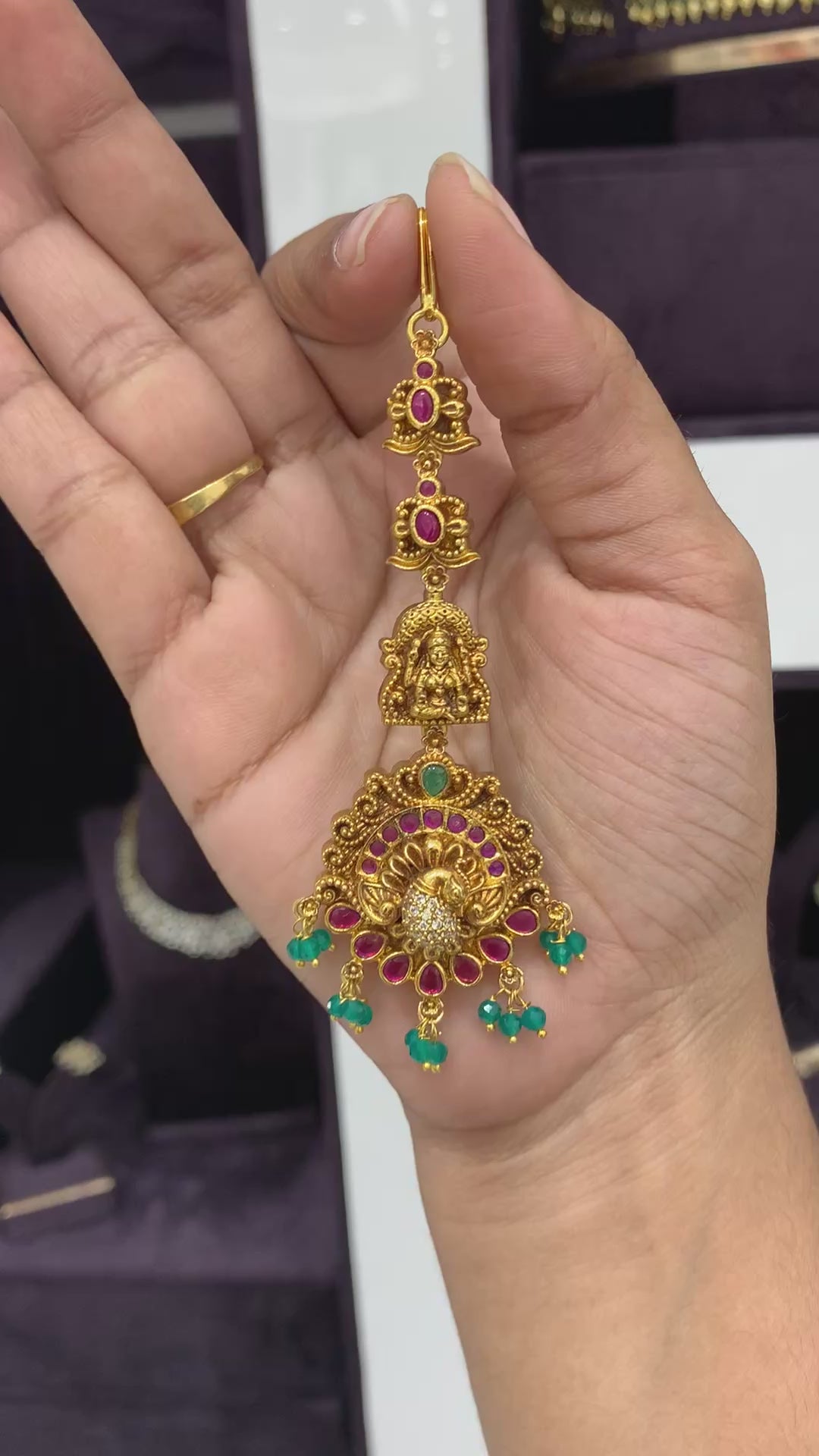 Beautiful nakshi 3D tikka