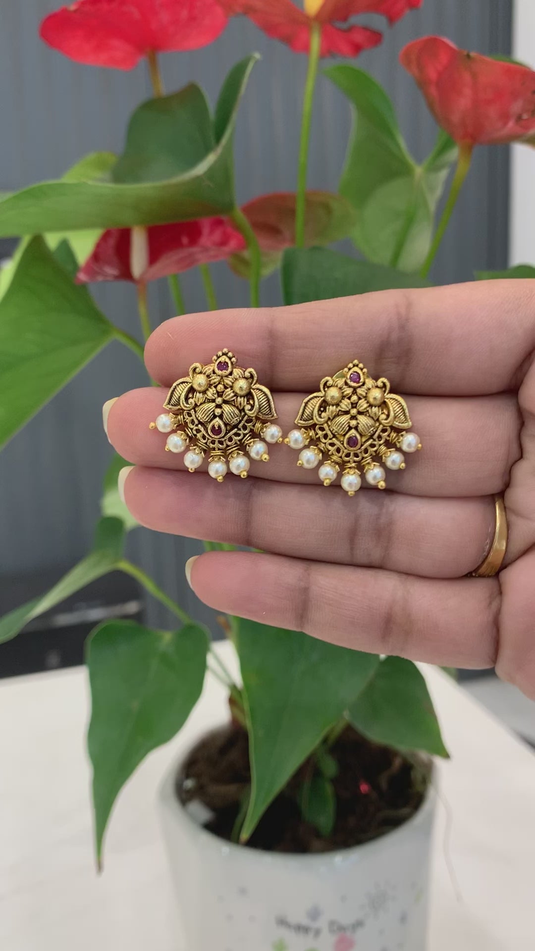 Cute Nakshi Earstuds