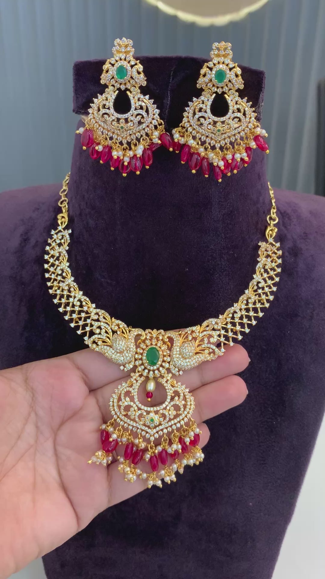 Beautiful Kanti pattern neckset