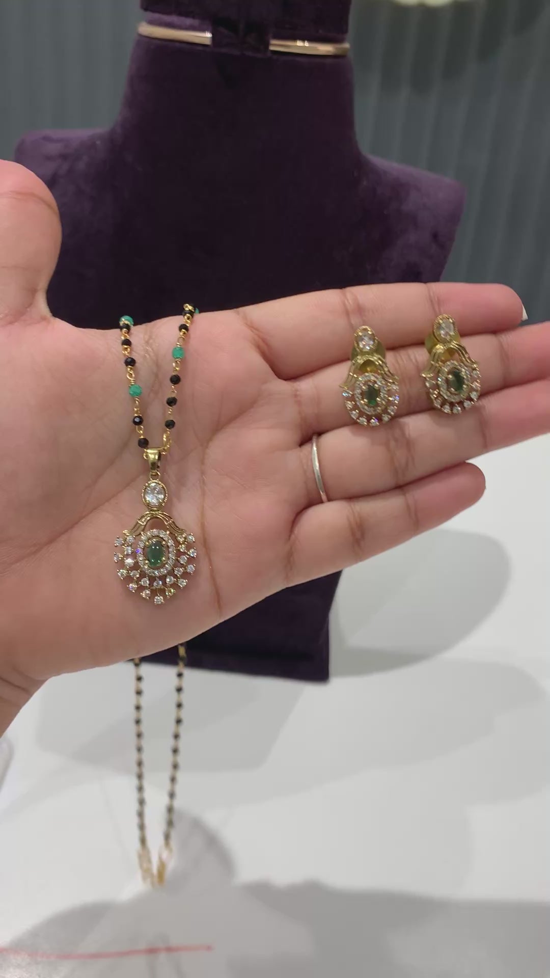 Beautiful black beads