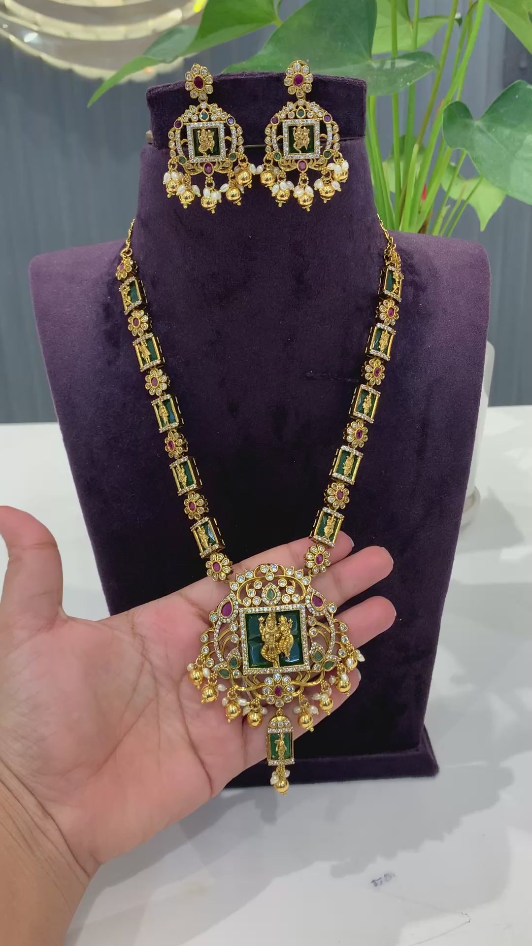 Beautiful dasaavatharam neckset