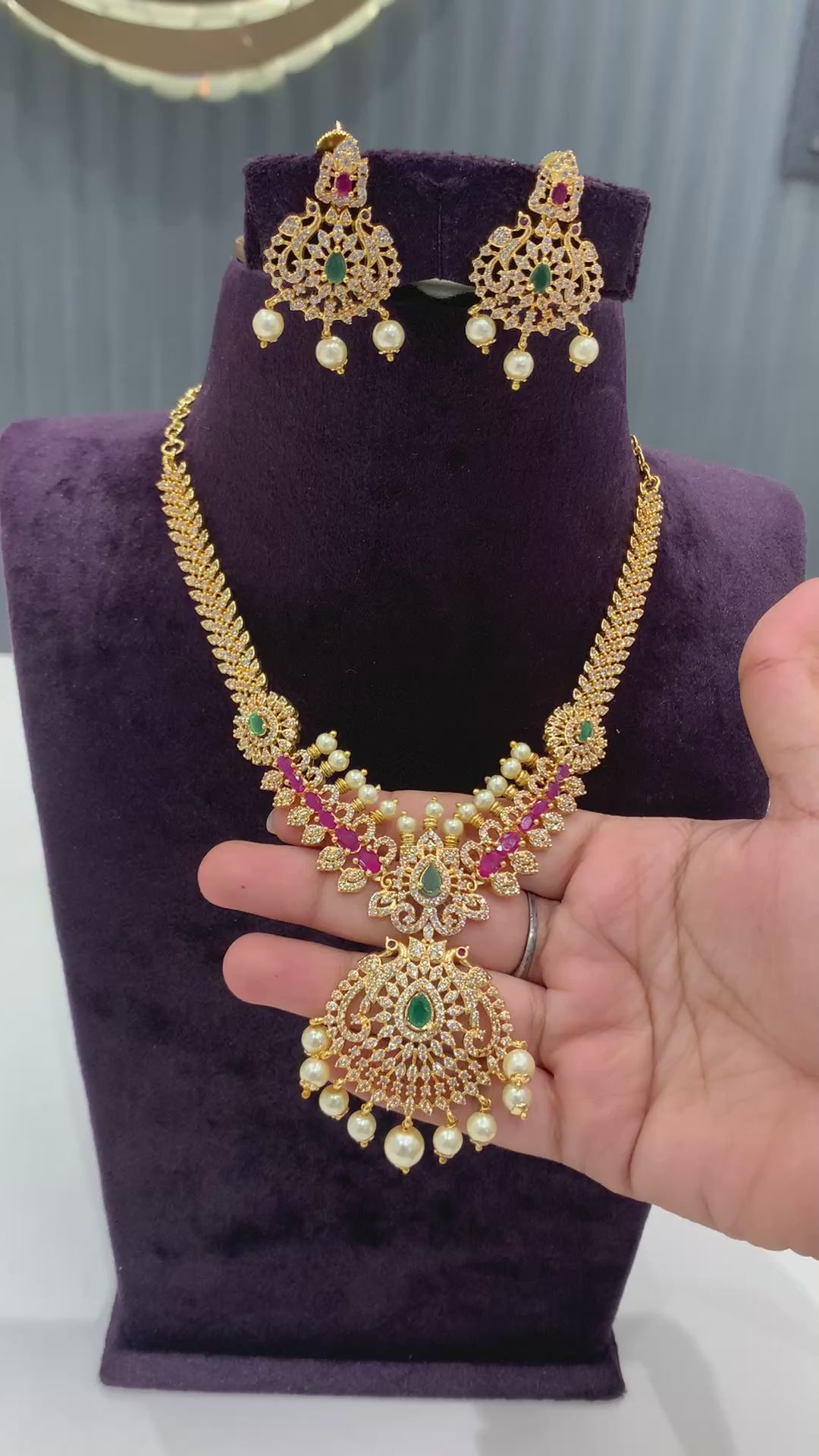 Beautiful CZ necklace