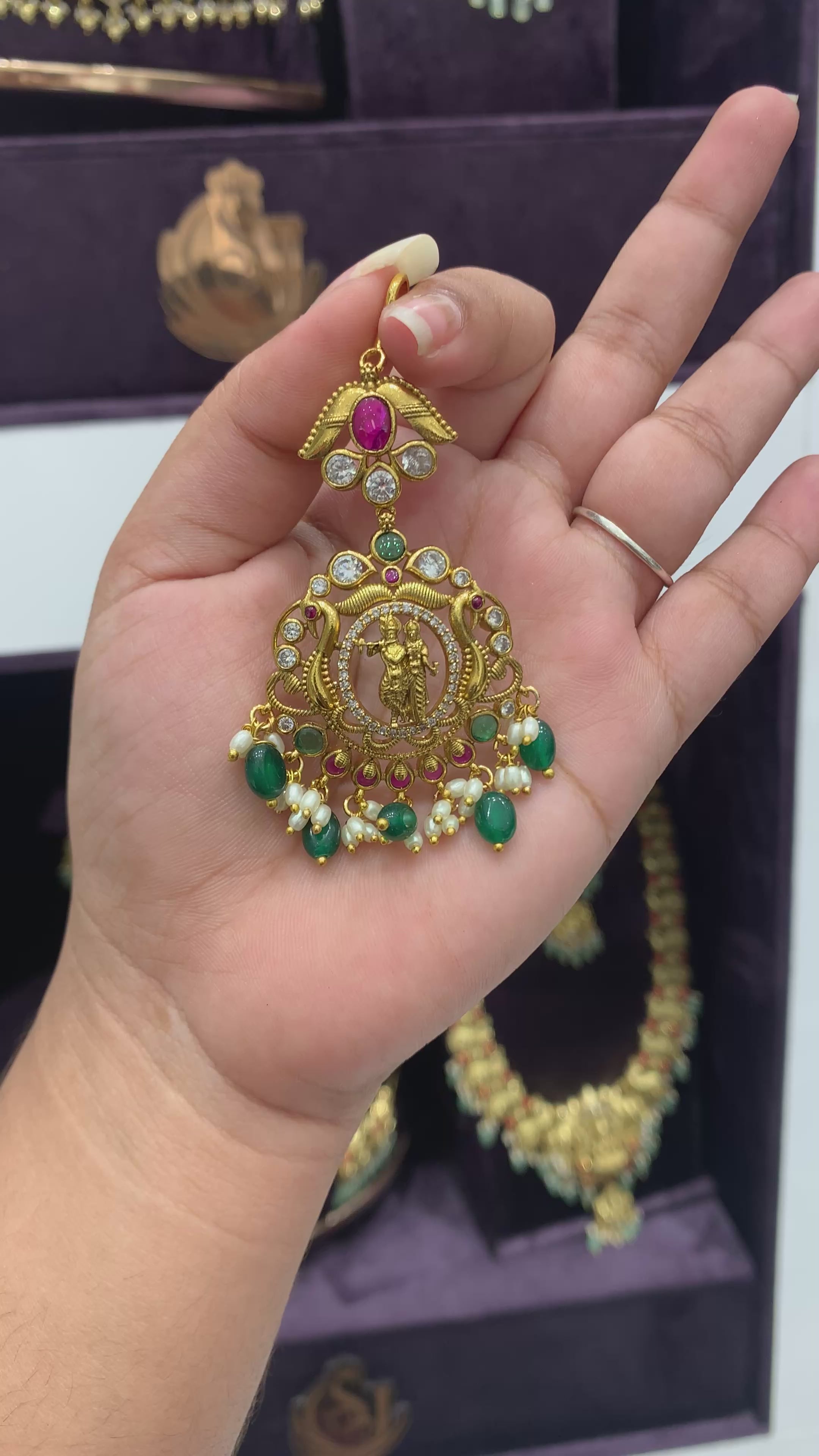Beautiful krishna tikka