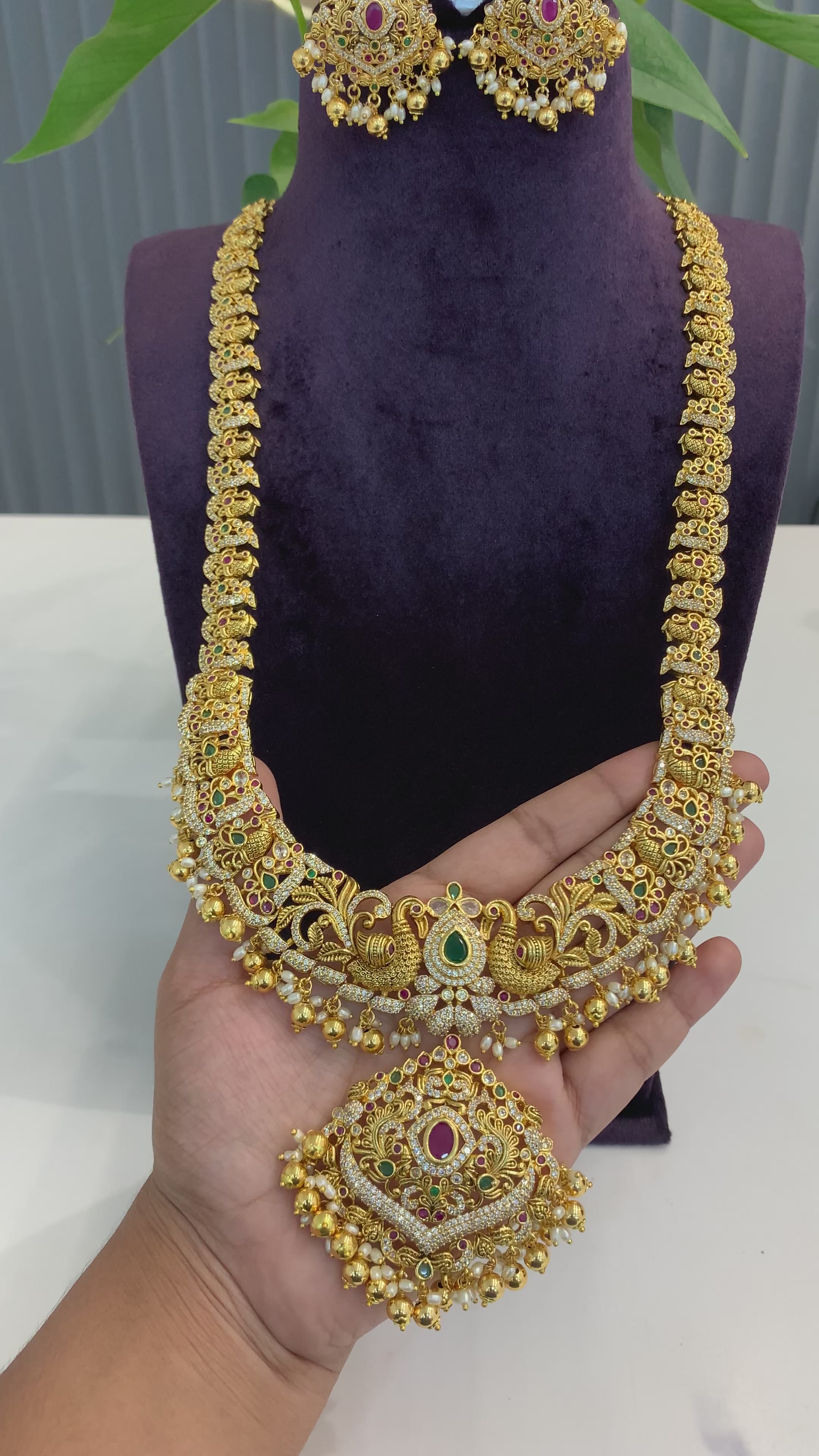 Beautiful Nakshi Peacock Haram