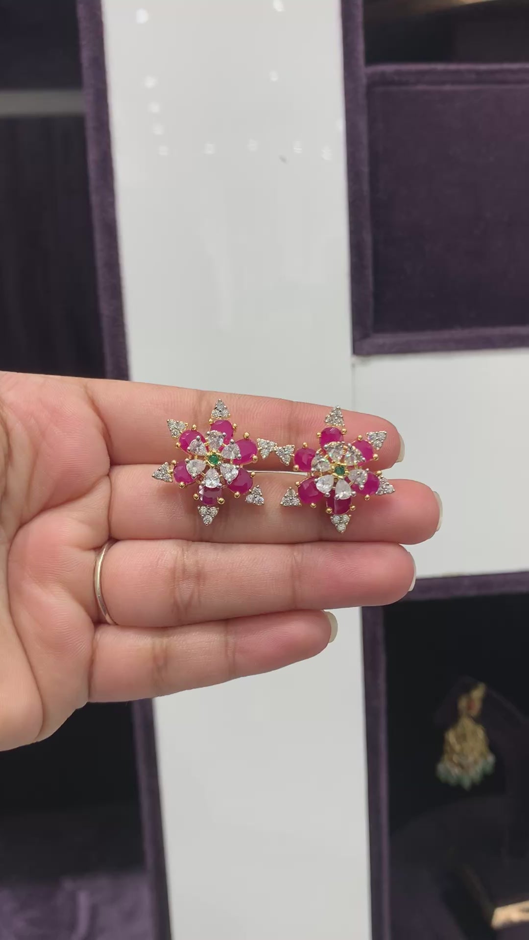 Beautiful Gj studs with back screw