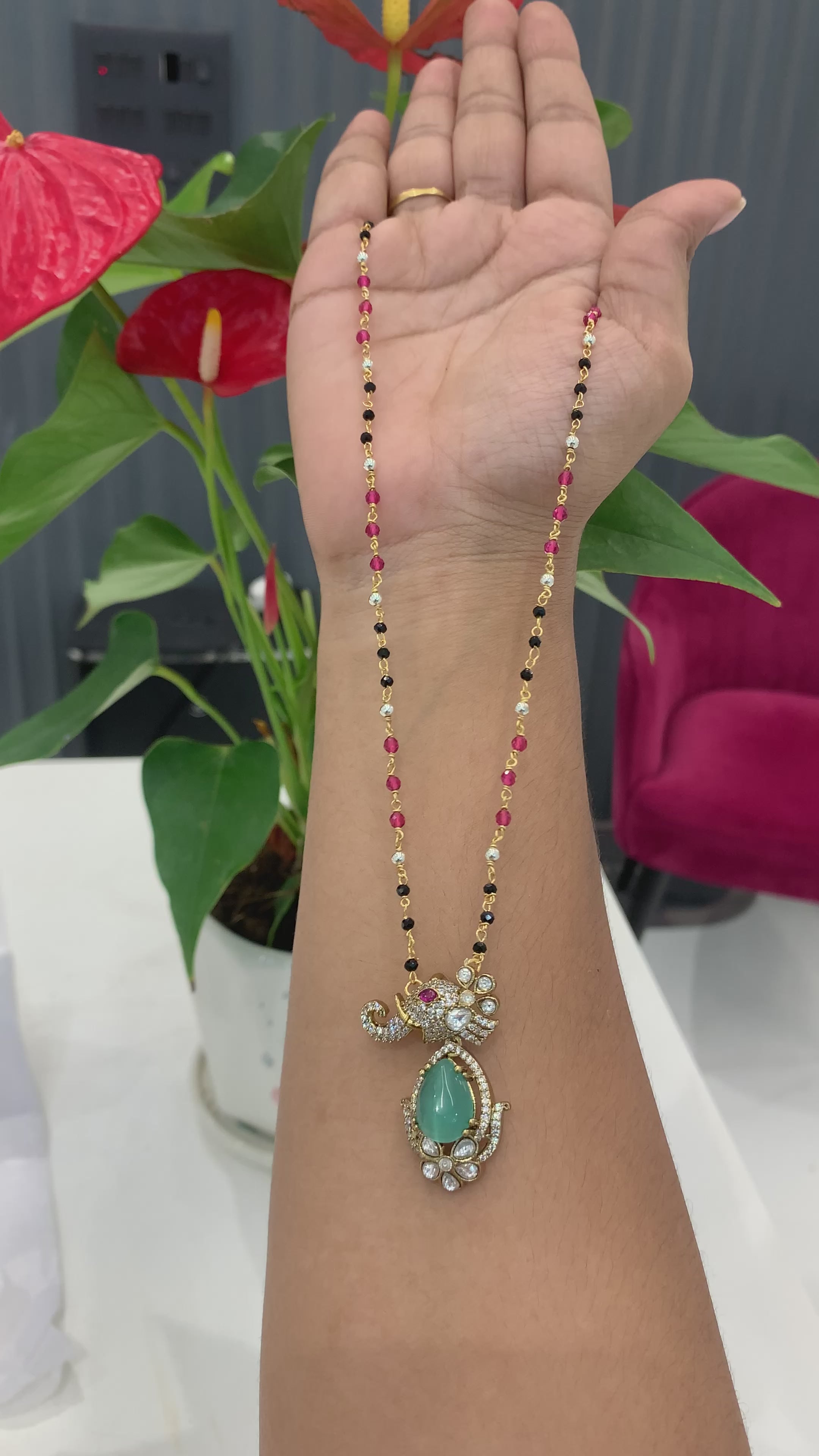 Beautiful Bkck beads